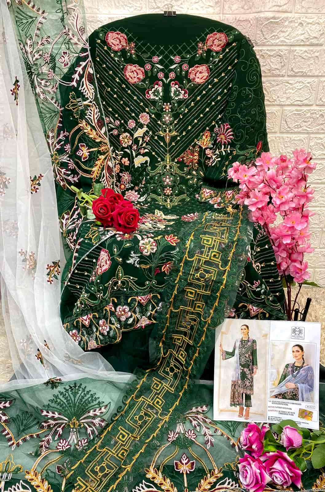 Mushq M 257 Colors Pakistani Exclusive Designer Suit Online view 6