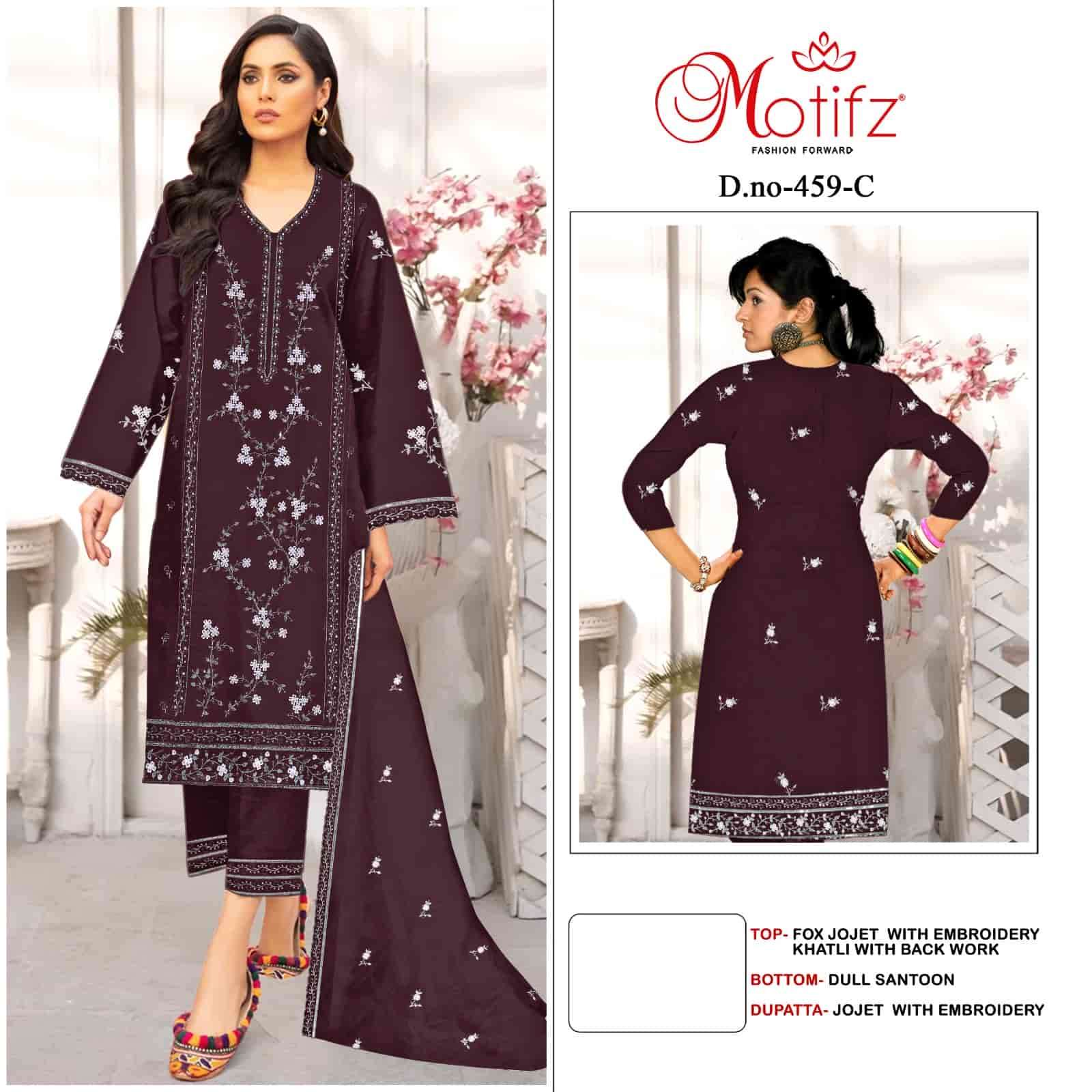 Motifz 459 Colors Festive Wear Style Latest Designer Pakistani Salwar Suit Collection view 3