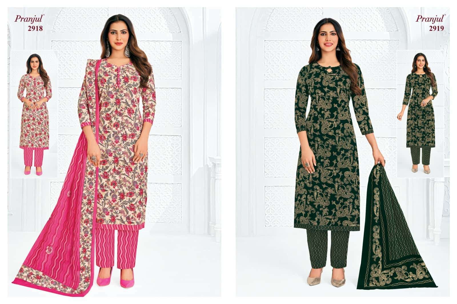 Pranjul Priyanka Vol 29 Pure Cotton Dress Material view 16