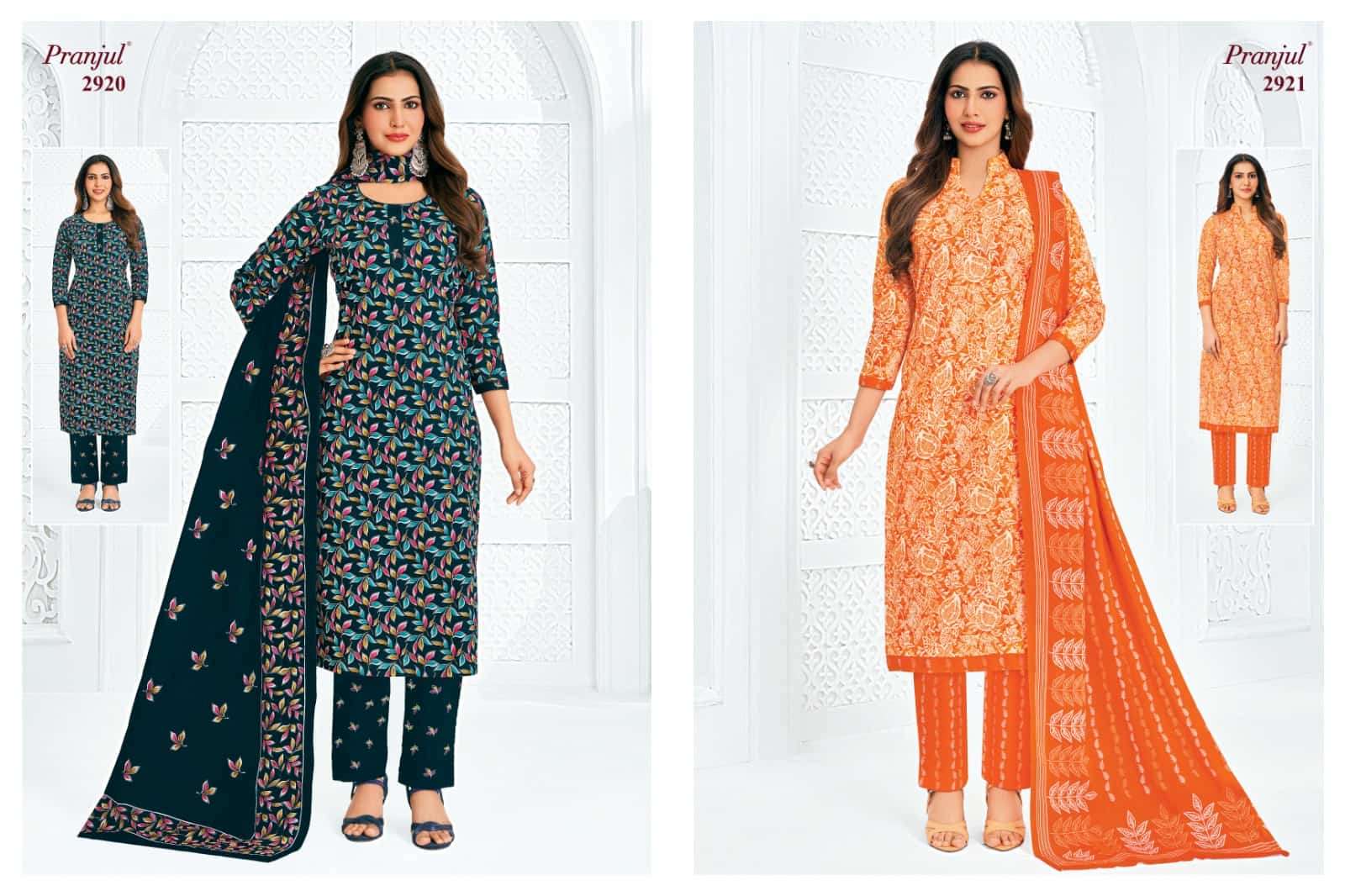 Pranjul Priyanka Vol 29 Pure Cotton Dress Material view 6