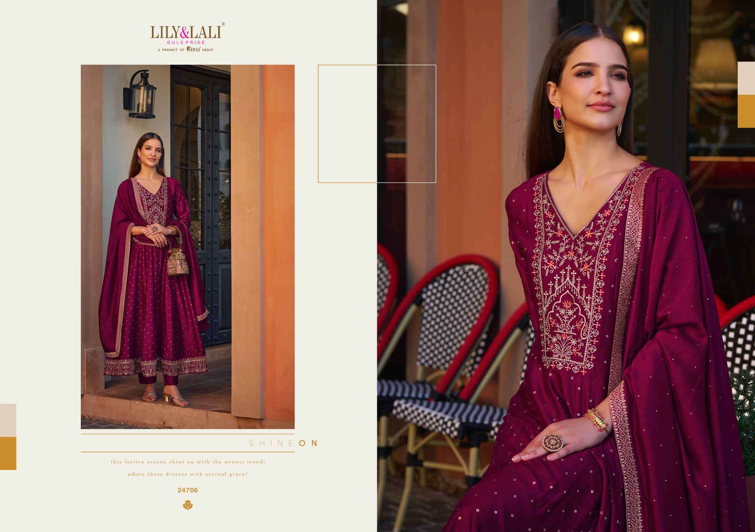 Lily And Lali Anarkali Premium Designs Anarkali Dress view 2