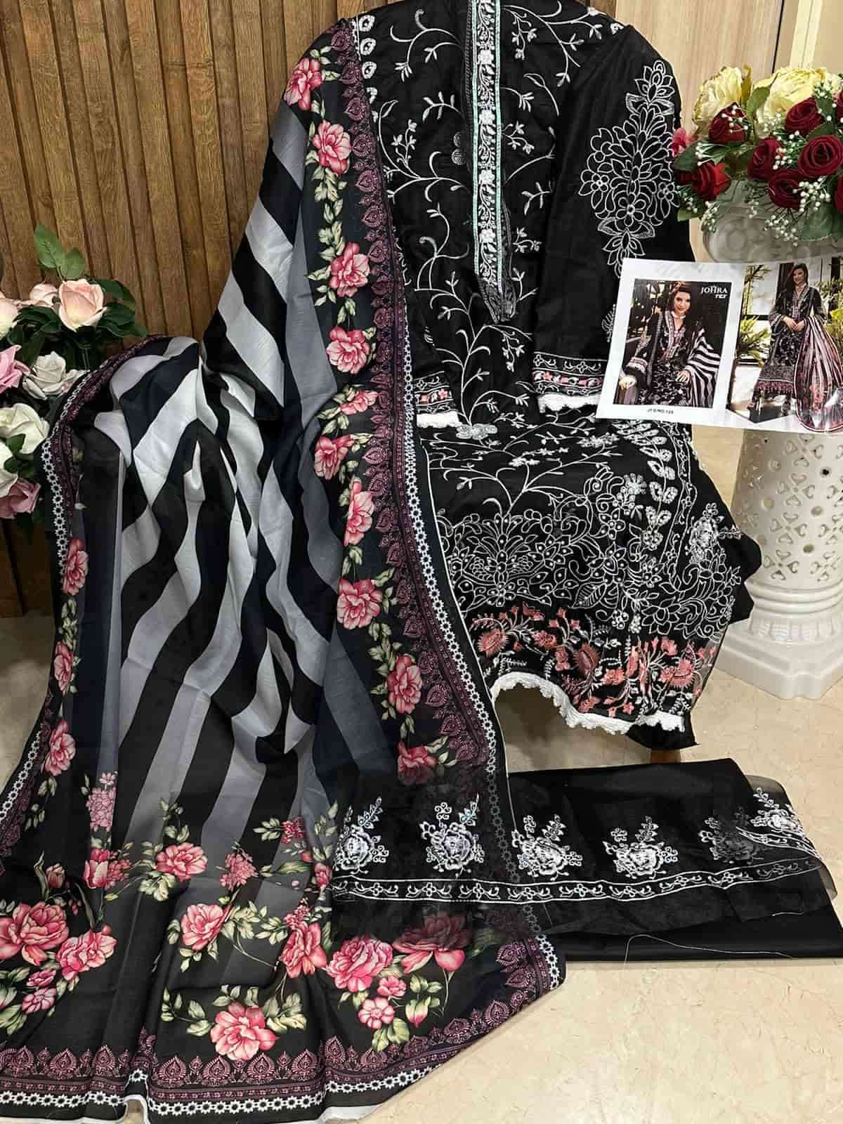 Johra Tex 125 Fancy Designer Style Pakistani Cotton Salwar Suit Exporter view 3