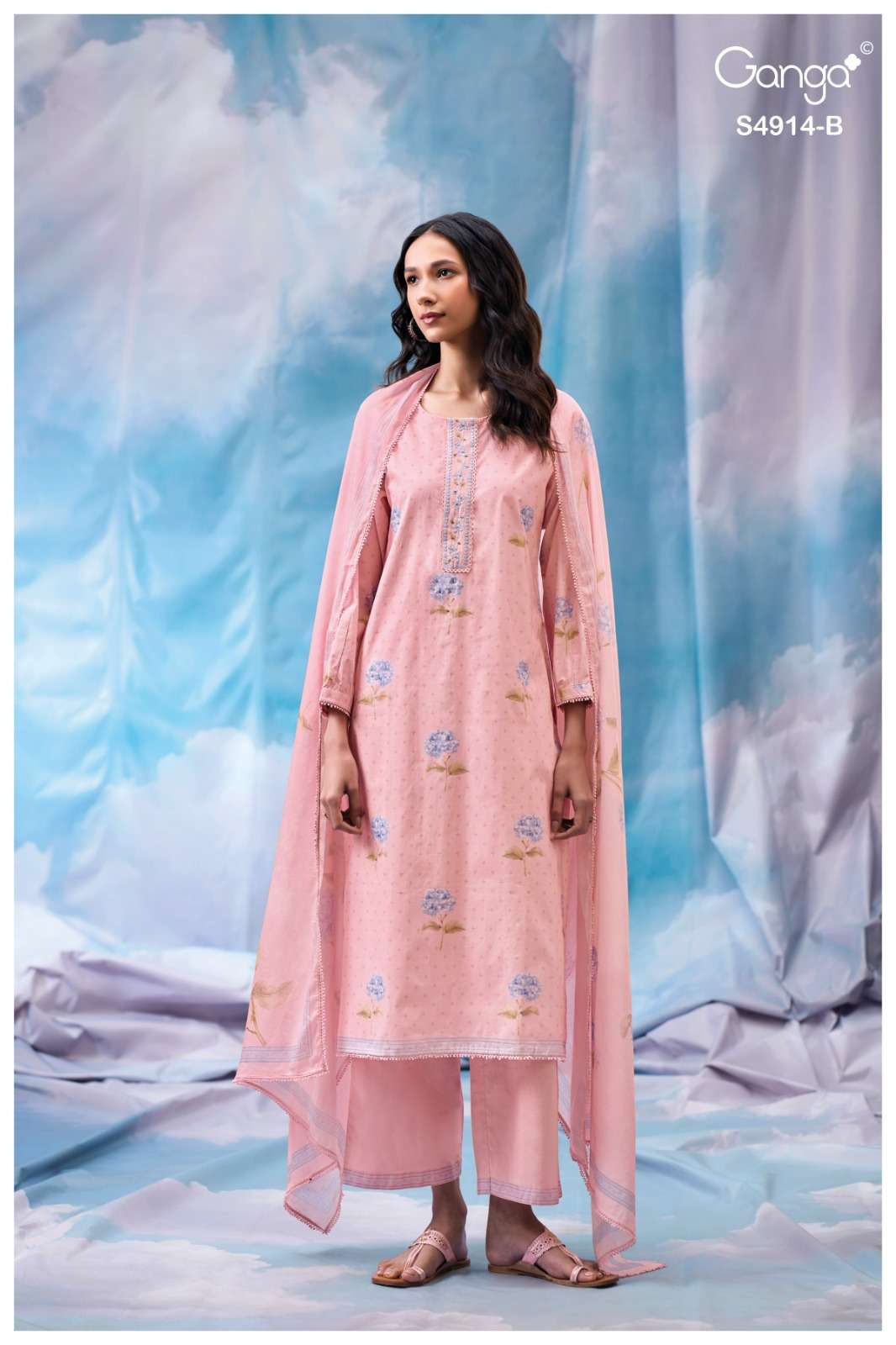 Ganga Fashion Dazia 4914 Premium Cotton Salwar Suit view 9
