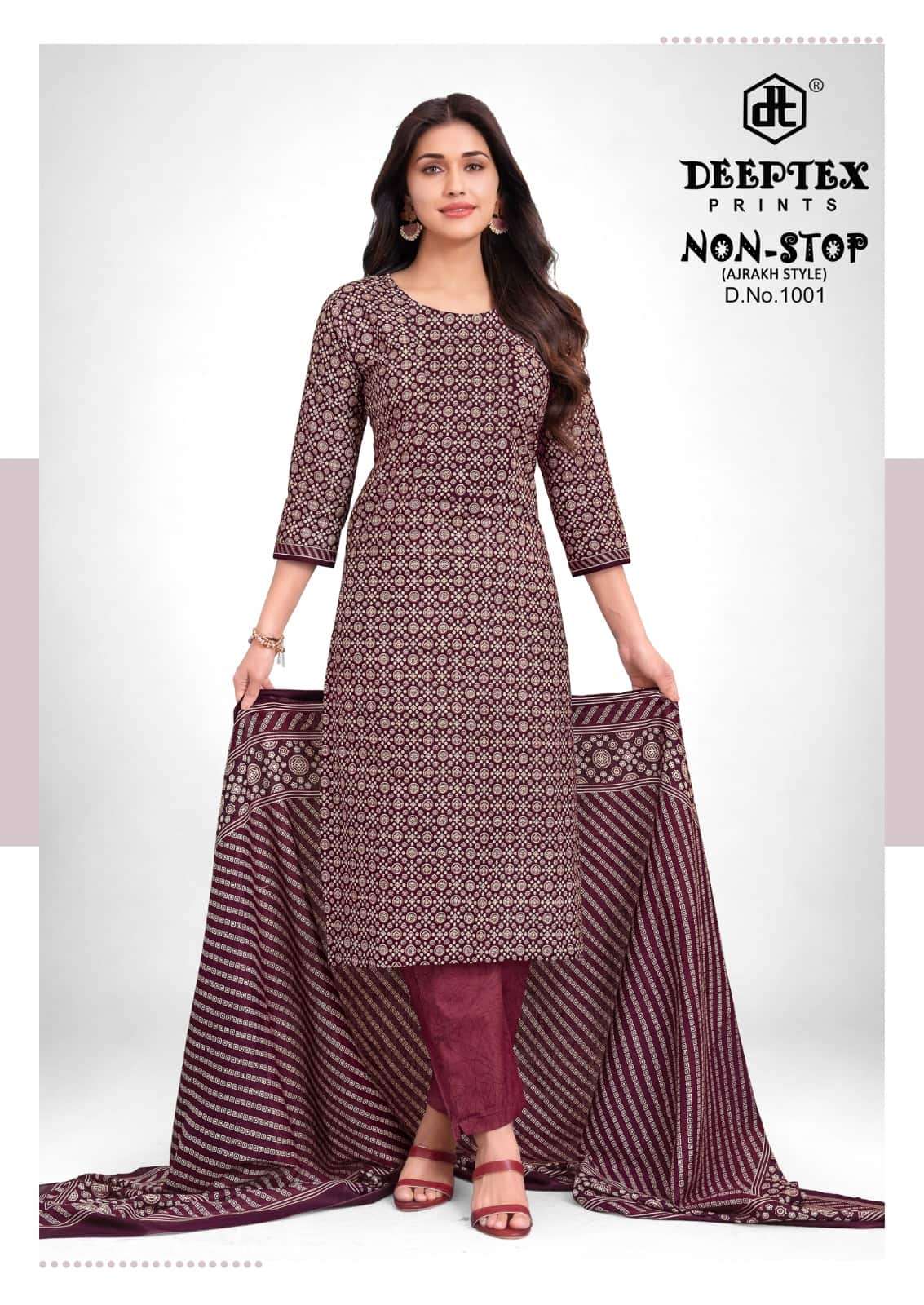 Deeptex Non Stop Vol 1 Pure Cotton Dress Material view 3
