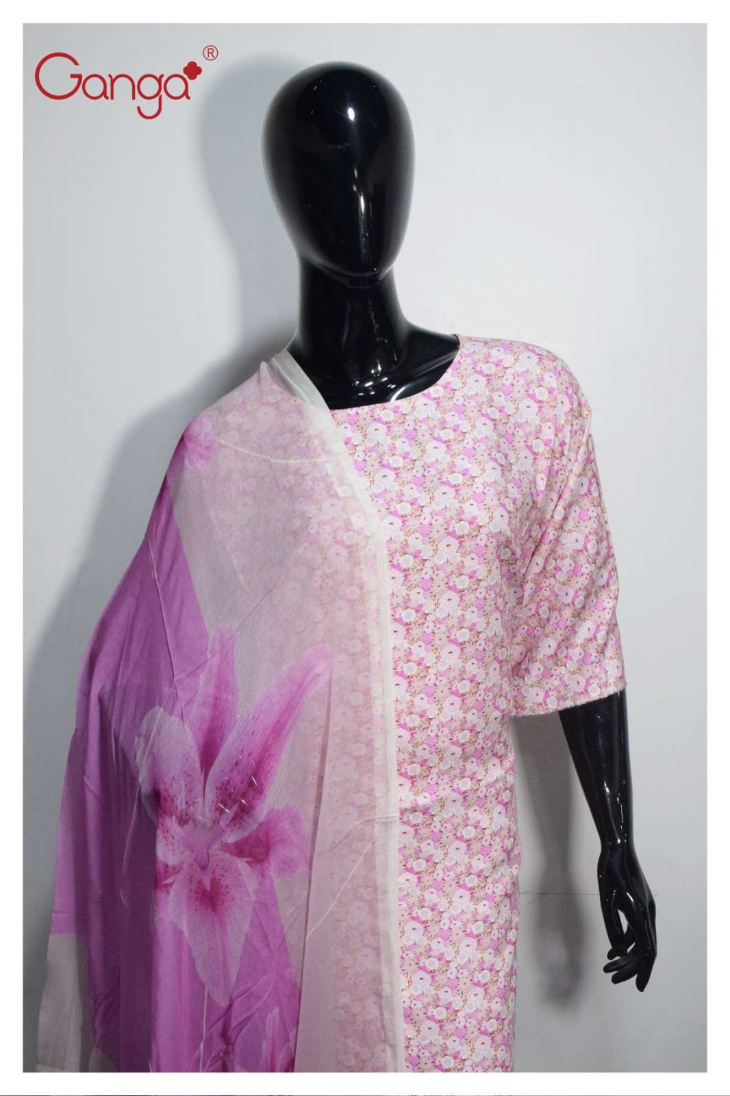 Ganga Amelia 2079 Pure Pashmina Digital Printed Suit view 2