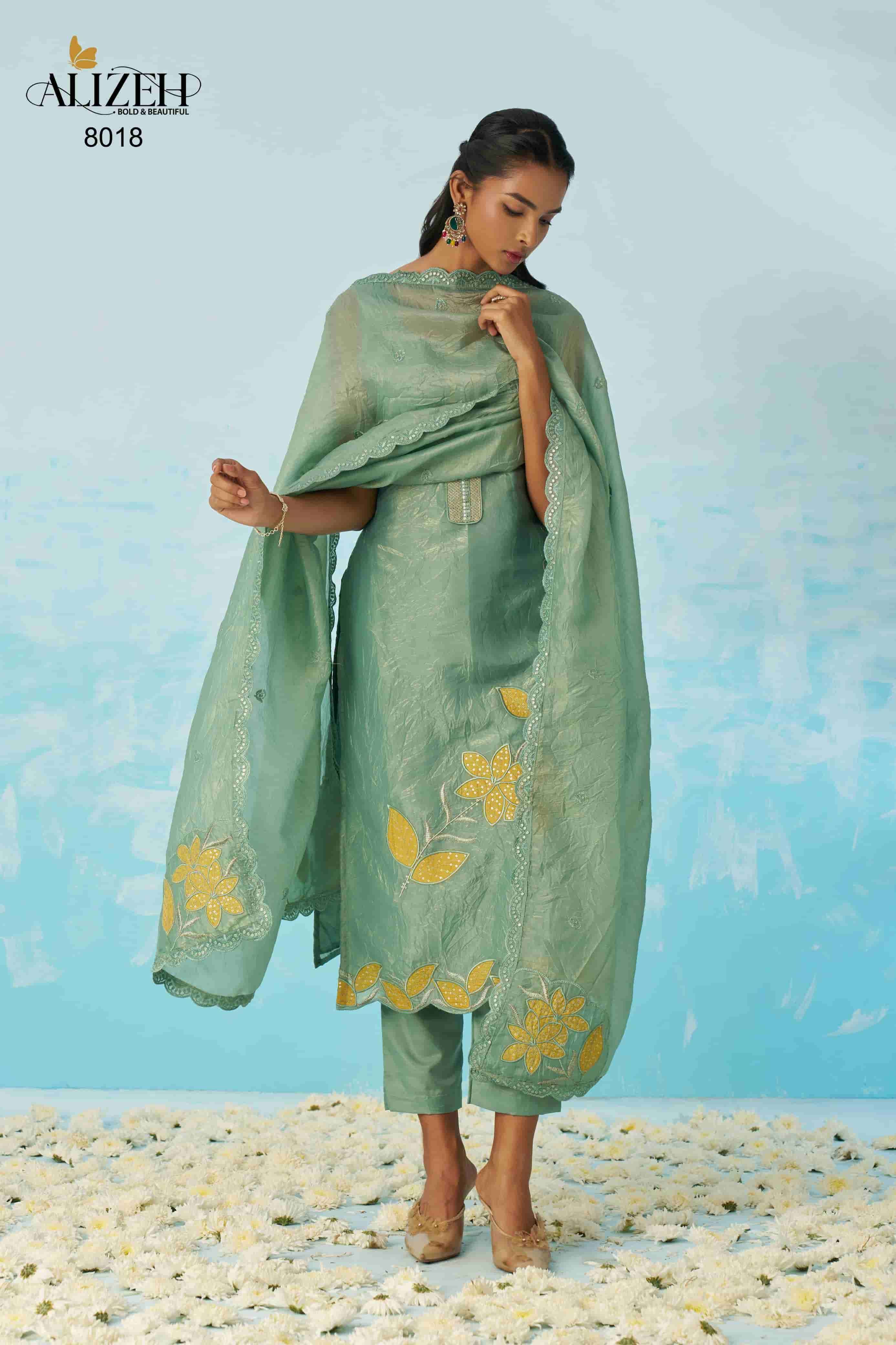 Alizeh Jasmine Fancy Crush Salwar Suit view 14
