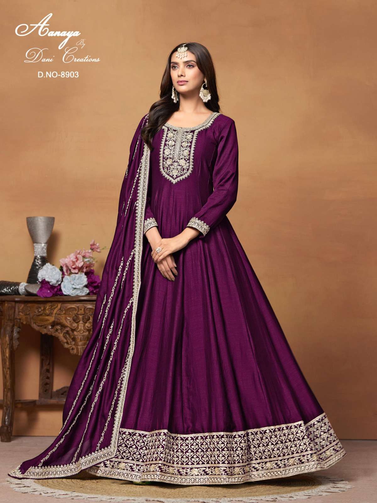 Aanaya Vol 189 8901 To 8904 Fancy Arts Silk Designer Dress view 3