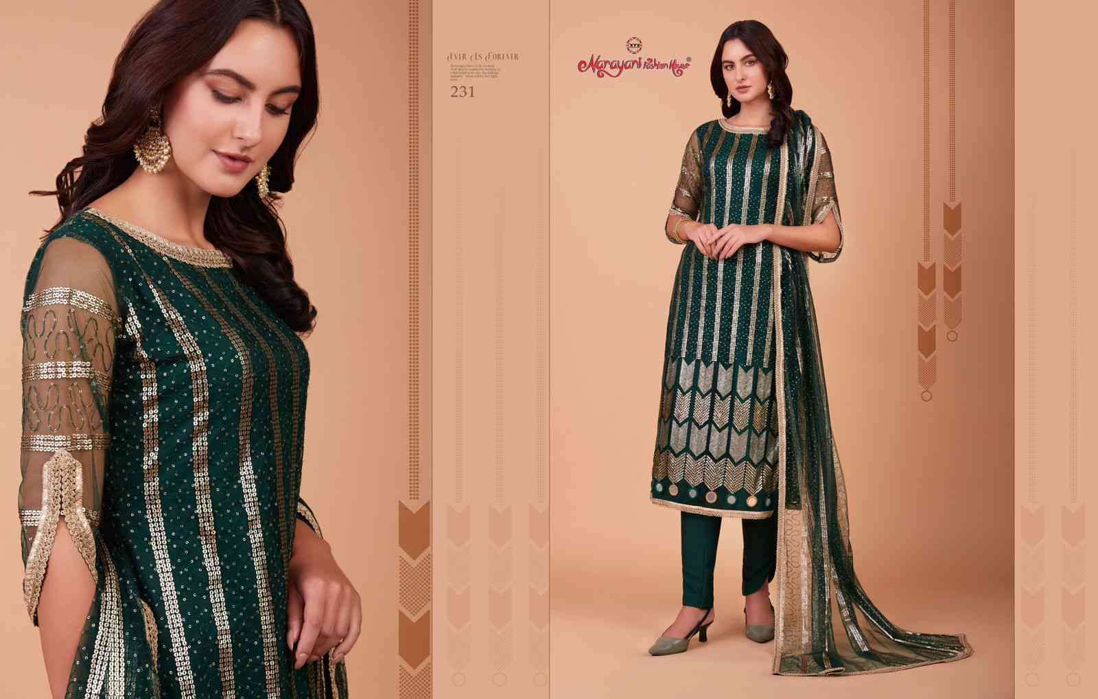 Narayani Zehra Vol 3 Heavy Net Party Wear Unstitch Dress New Designs view 6