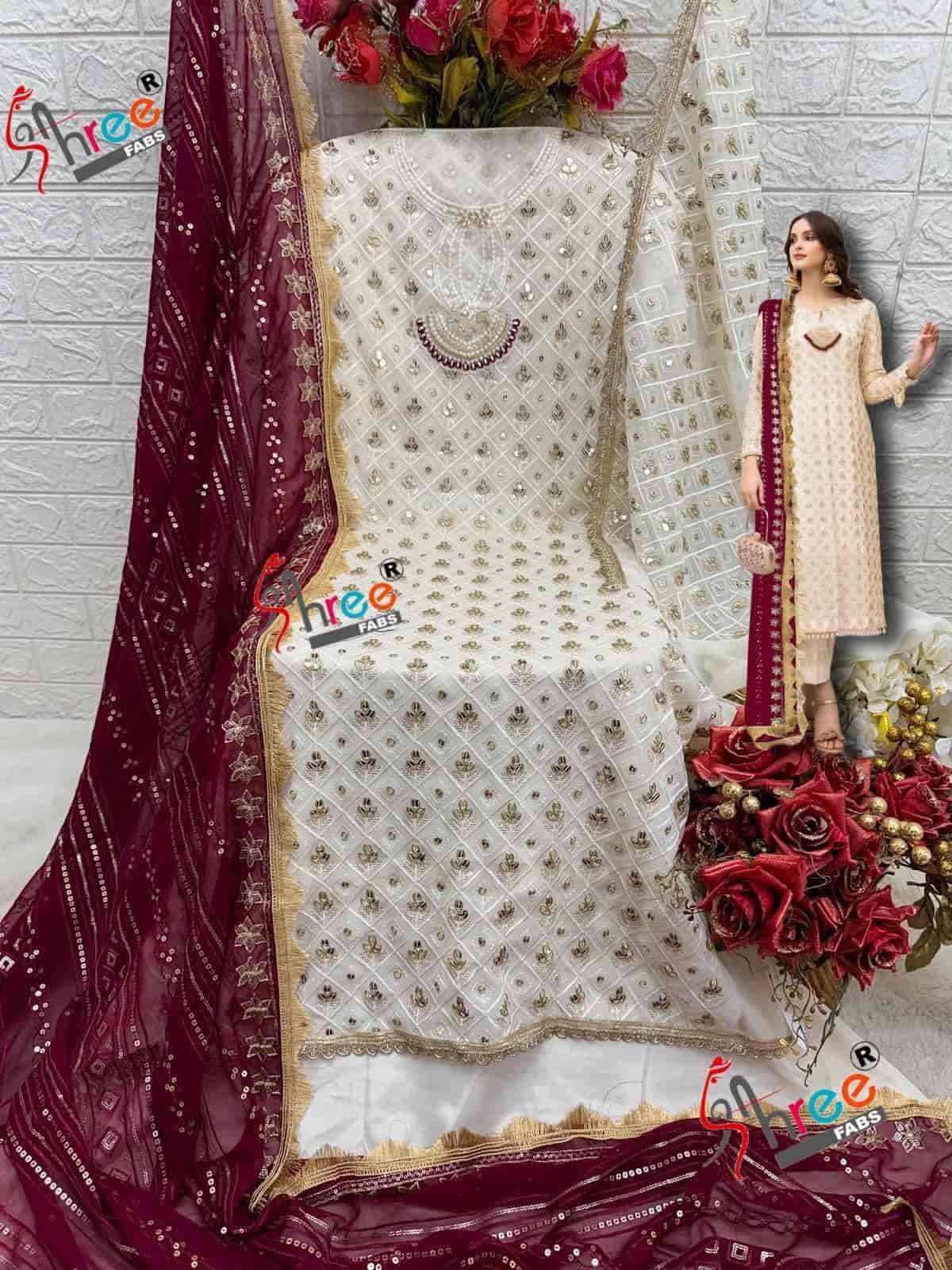 Shree Fabs S 5075 Colors Georgette Designer Pakistani Salwar Suit Wholesalers view 5