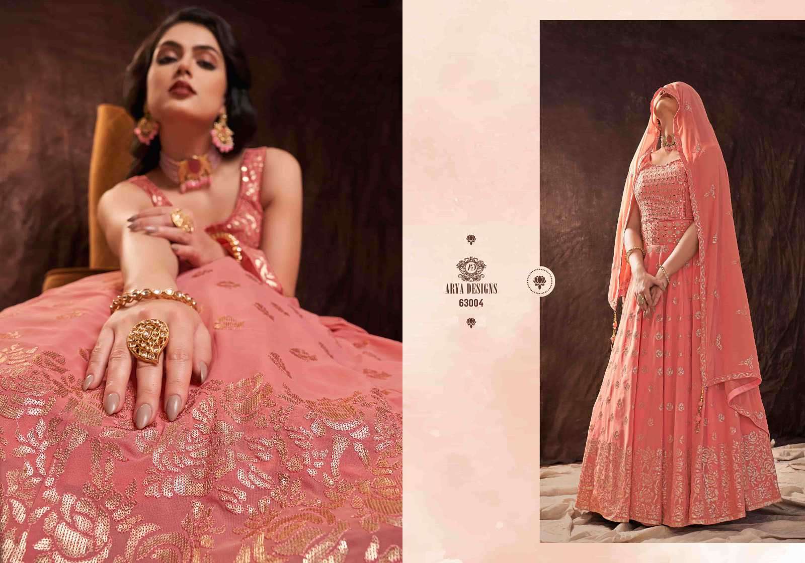 Arya Designs Zoya Vol 3 Latest Designer Wedding Wear Gown New Arrivals view 9