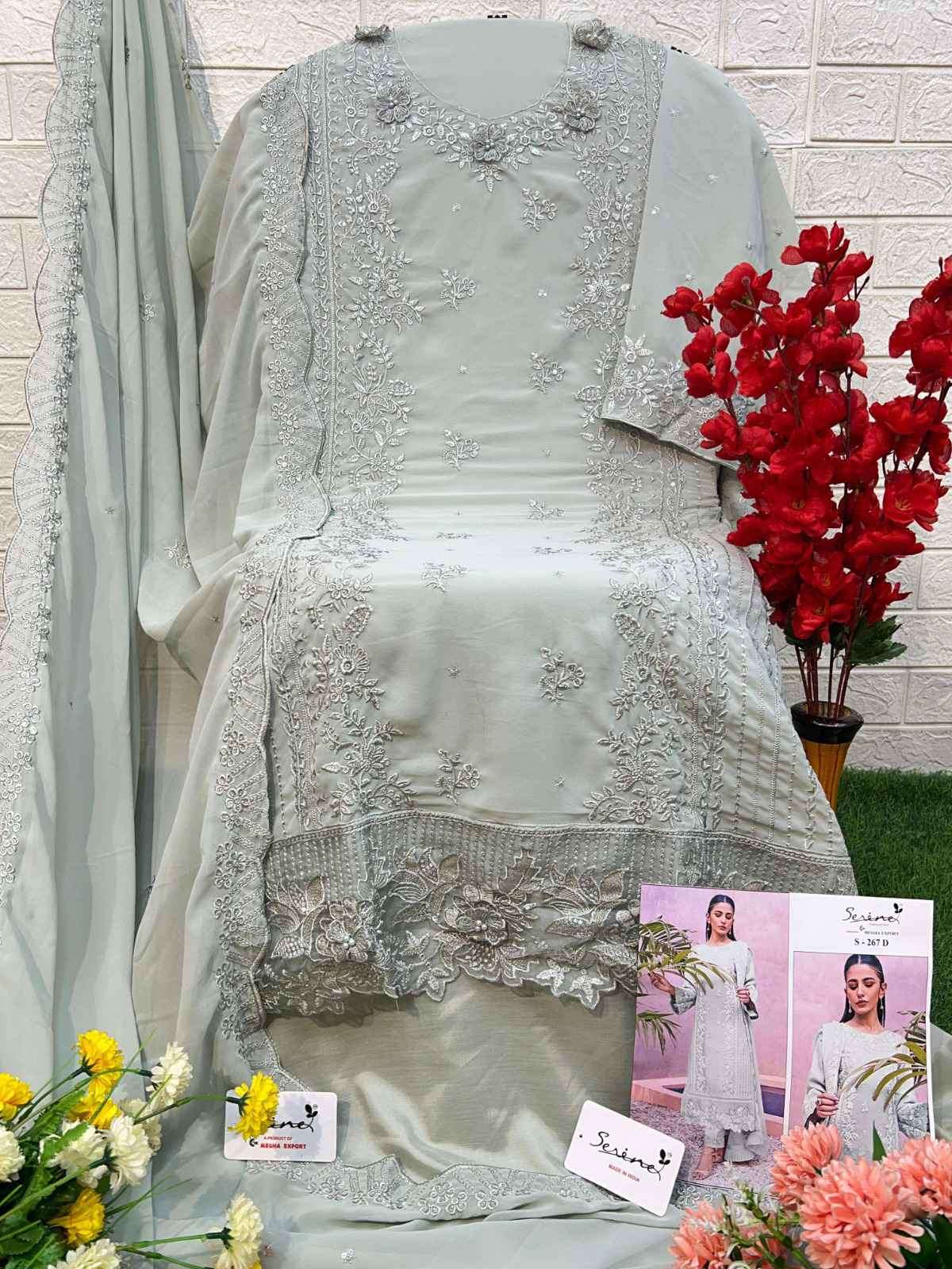 Serine S 267 Colors Partywear Pakistani Designer Suit view 6