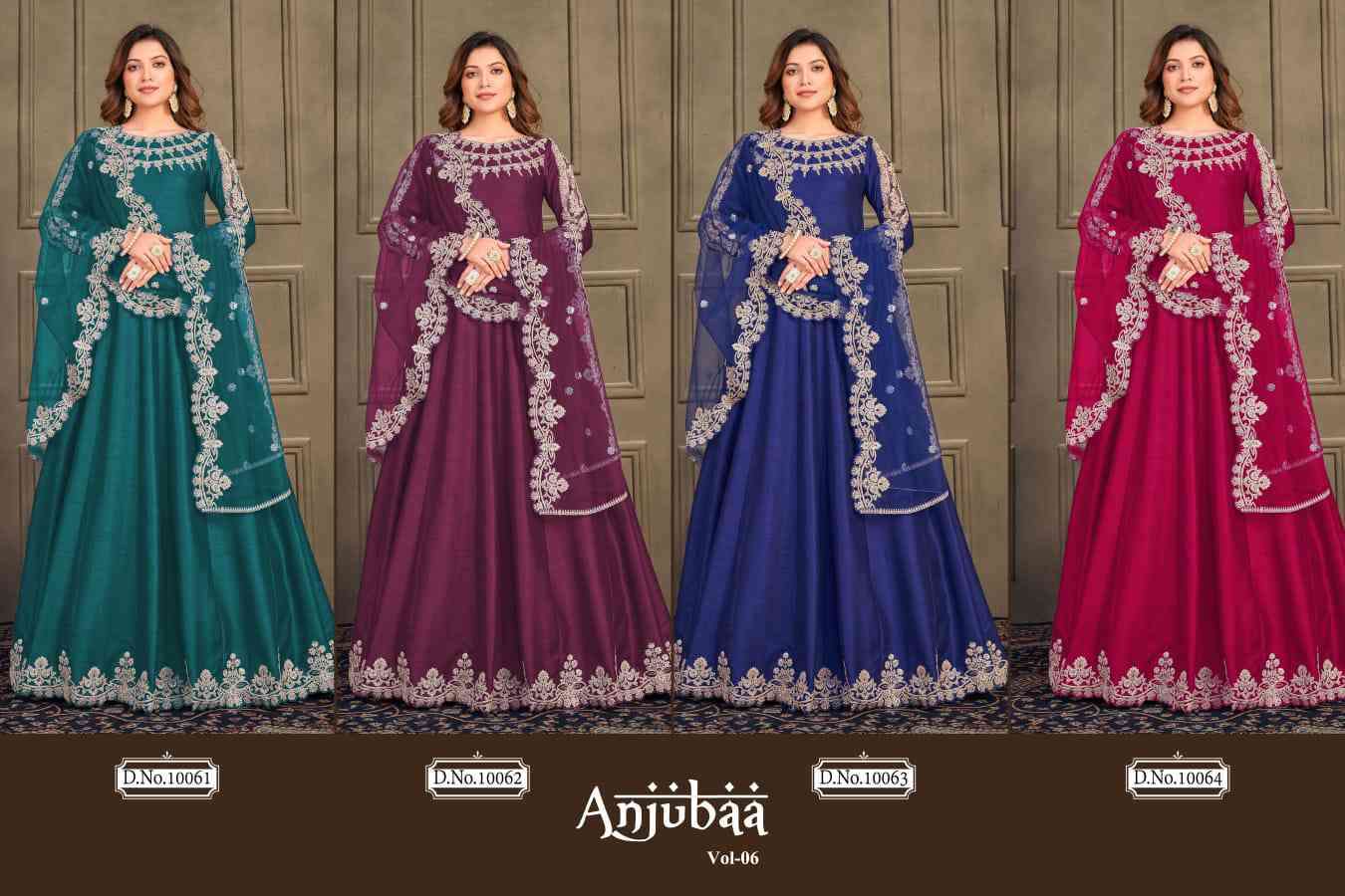 Anjubaa Vol 6 Party Wear Designer Anarkali Gown Single Collection view 10