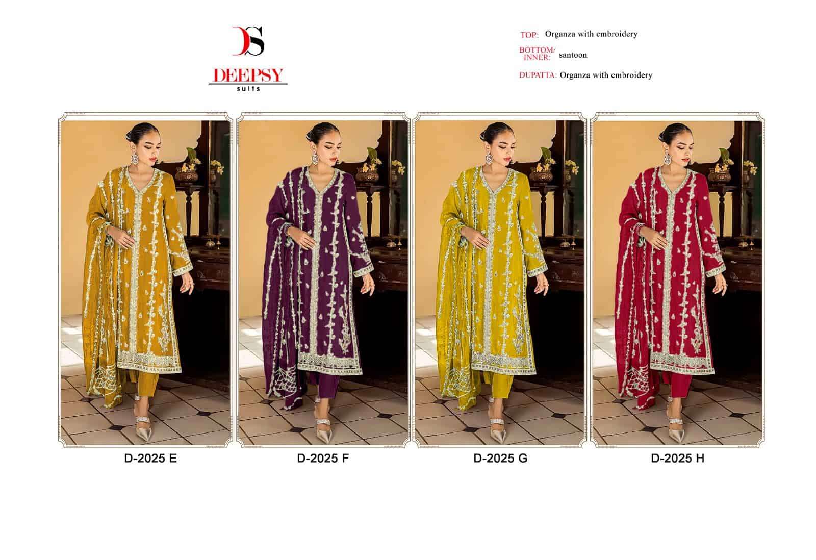 Deepsy D 2025 Colors Pakistani style Heavy Designer Festive Wear Suit view 5