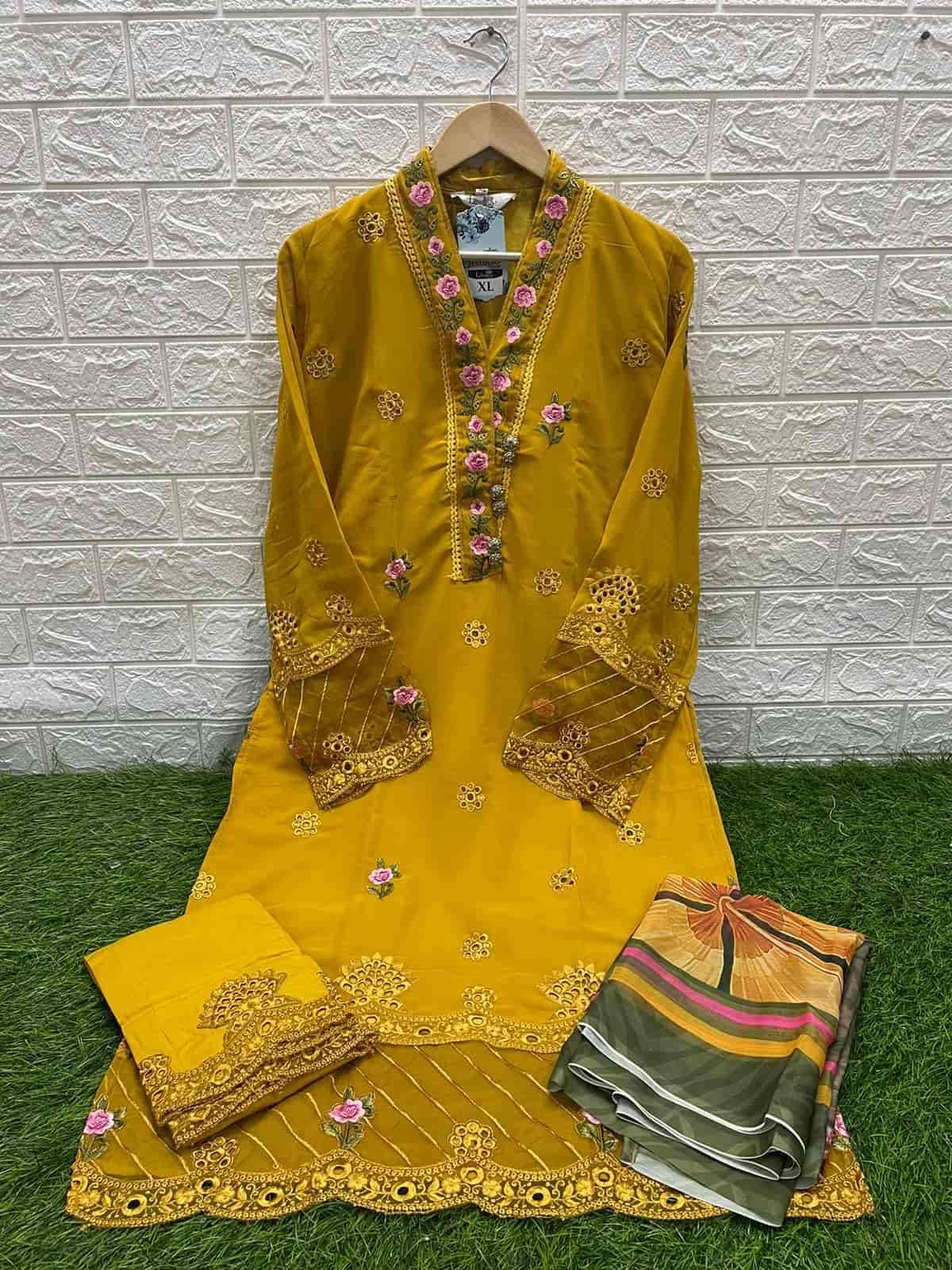 Laxuria Trends 1296 Festive Wear Style Fancy Kurti Bottom Dupatta Set view 3