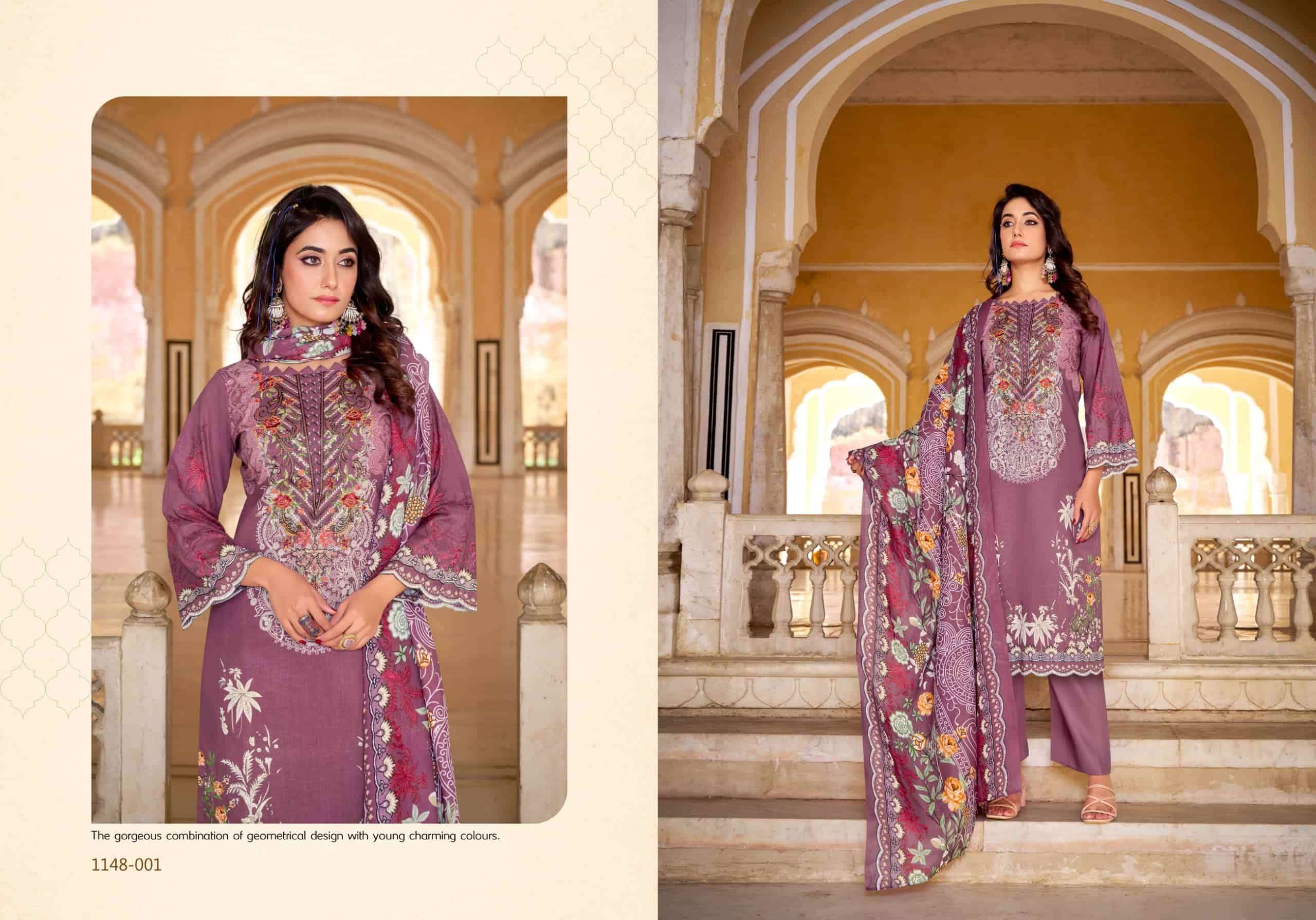 Romani Aarzu Vol 32 Fancy Cotton Dress Material Catalog view 2