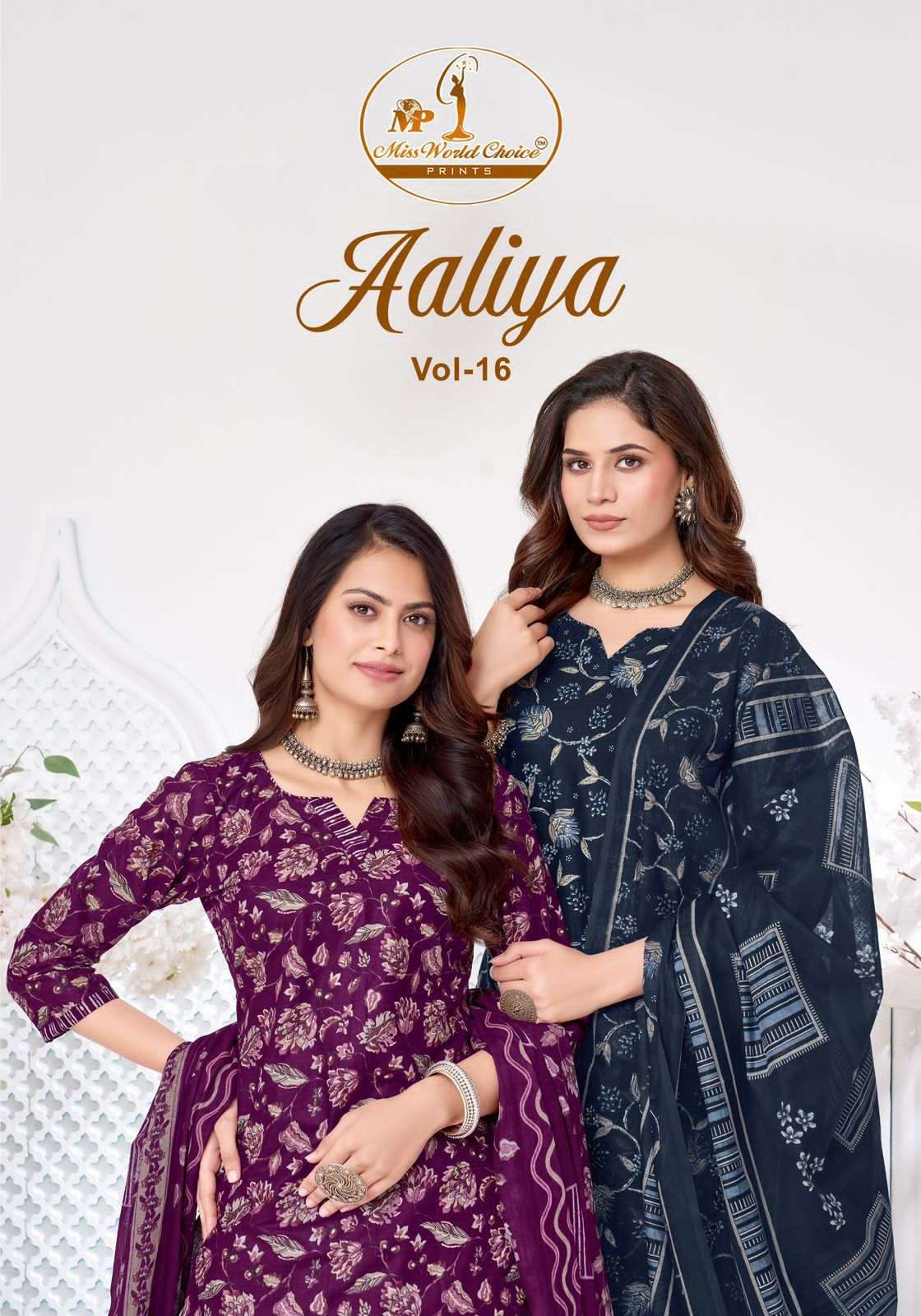 Miss World Choice Aaliya Vol 16 Pure Cotton Dress Material view 4