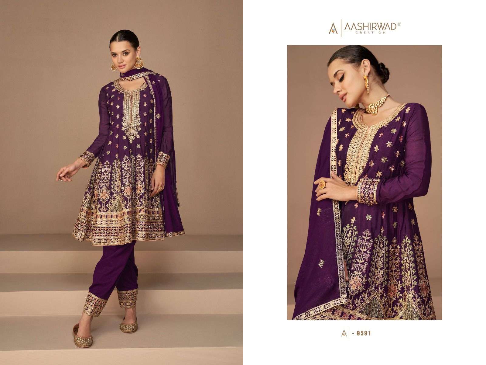 Aashirwad gulkand heena Exclusive Party Wear Readymade Dress Collection view 8