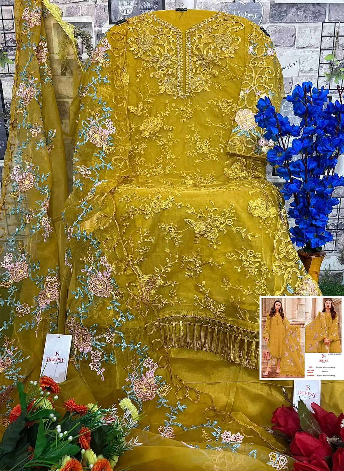Deepsy Pakistani Style Embroidered Salwar Suit view 8