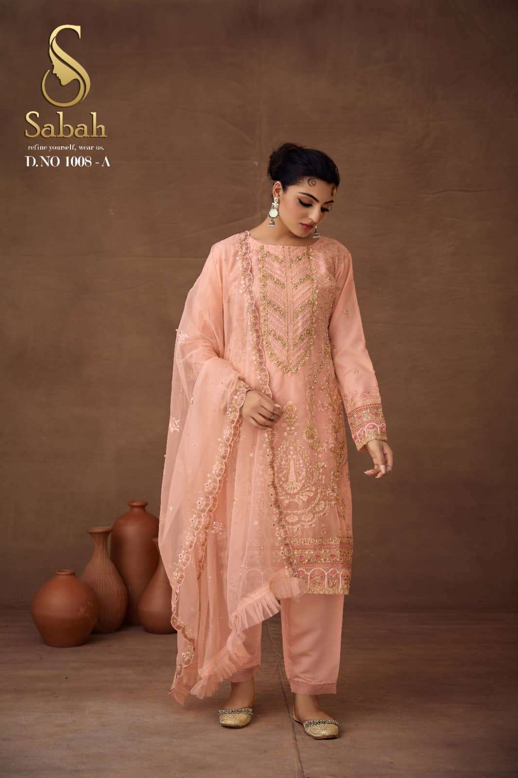 FK Fashion Hub Sabah Riya Exclusive organza readymade Suit view 18