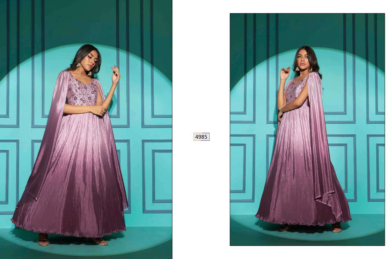 Shubhkala Flory Vol 42 Designer Weeding Wear Gown New Collection view 16