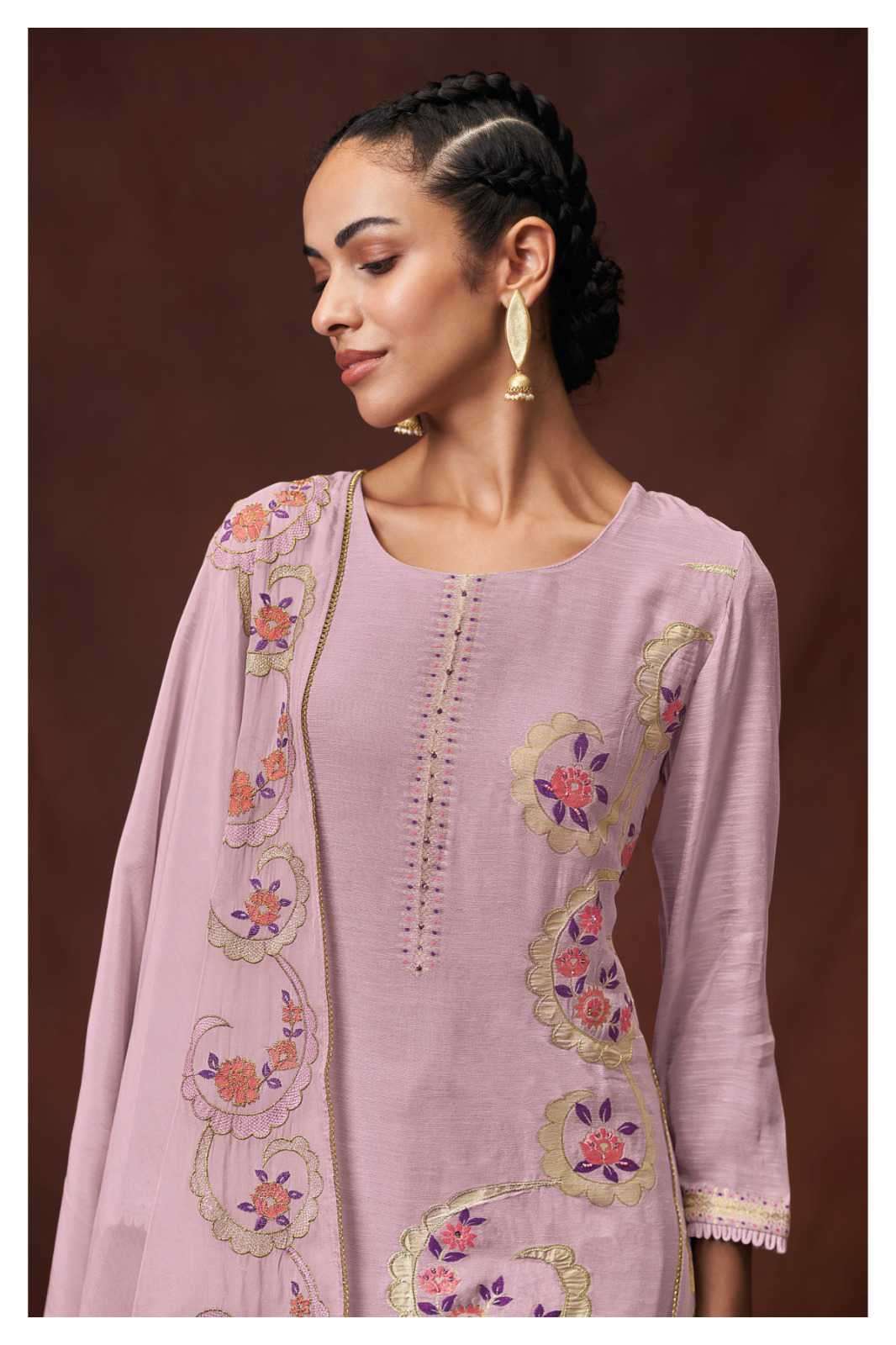 Ganga Triveni 1765 Fancy Jacquard Latest Designs Exclusive Dress view 2