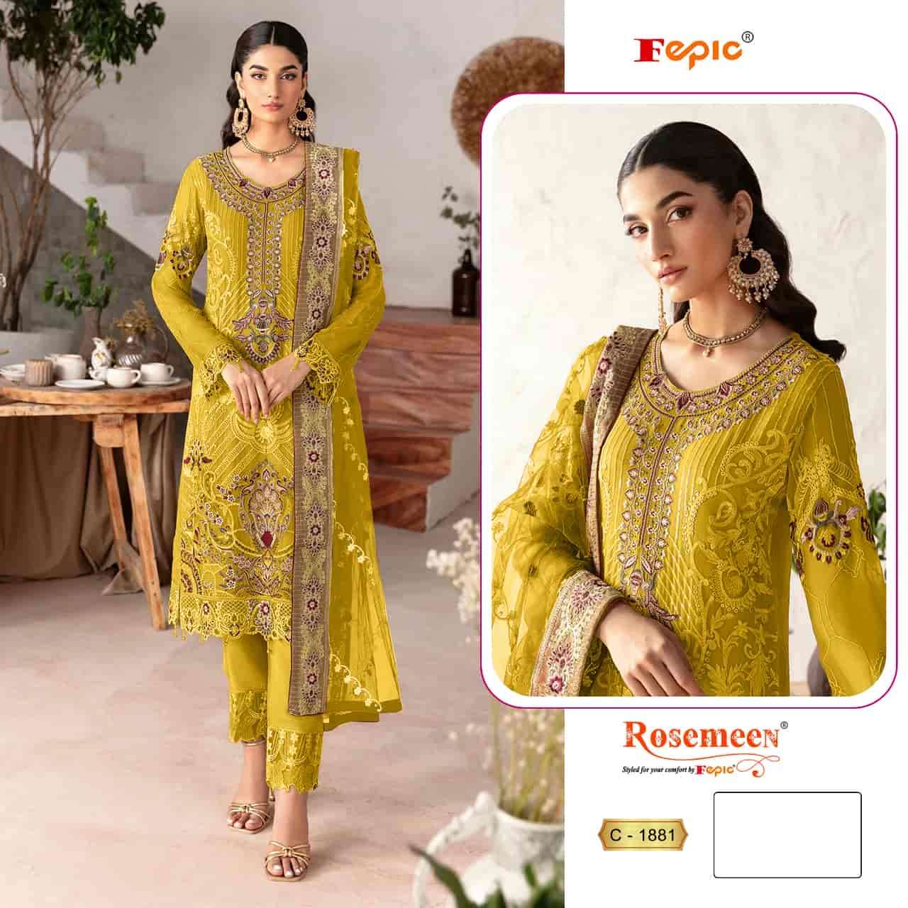 Fepic C 1881 Colors Exclusive Heavy Embroidered Style Designer Suit Collection view 2
