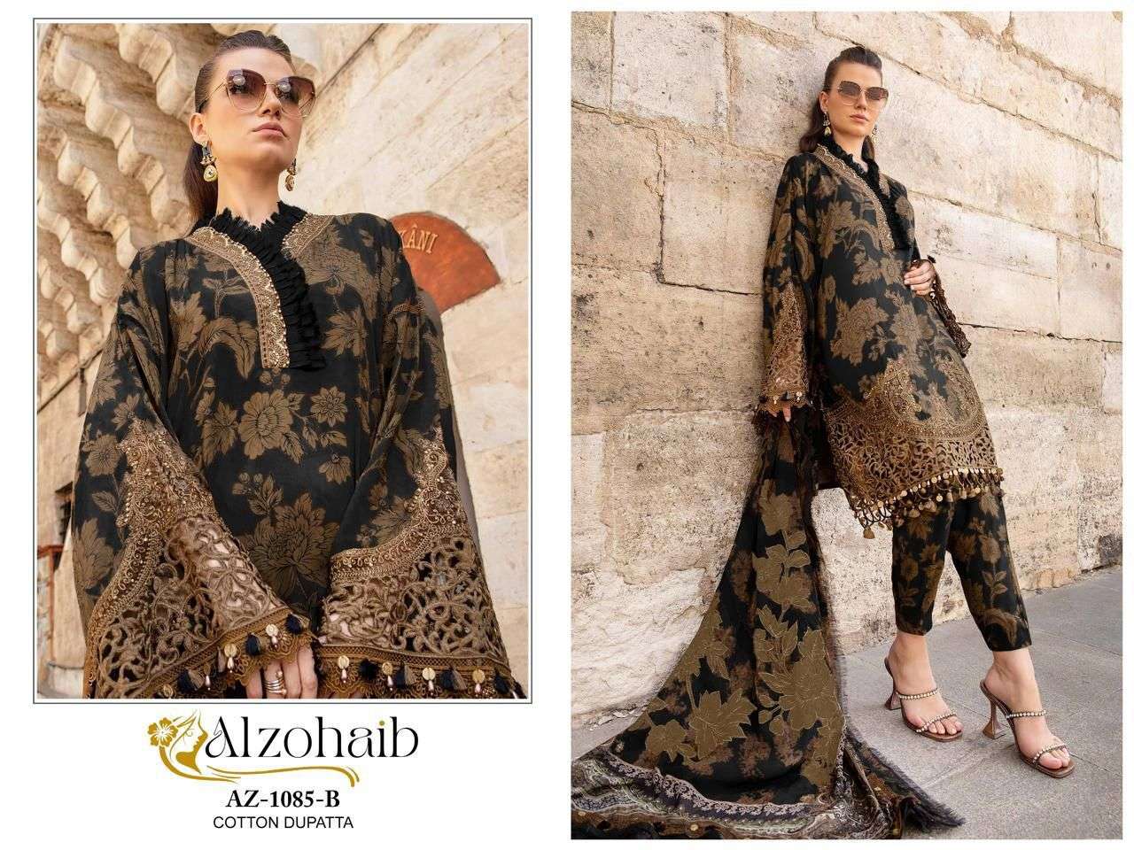 Alzohaib 1084 To 1085 Colors Pure Cotton Printed Suit Salwar view 5