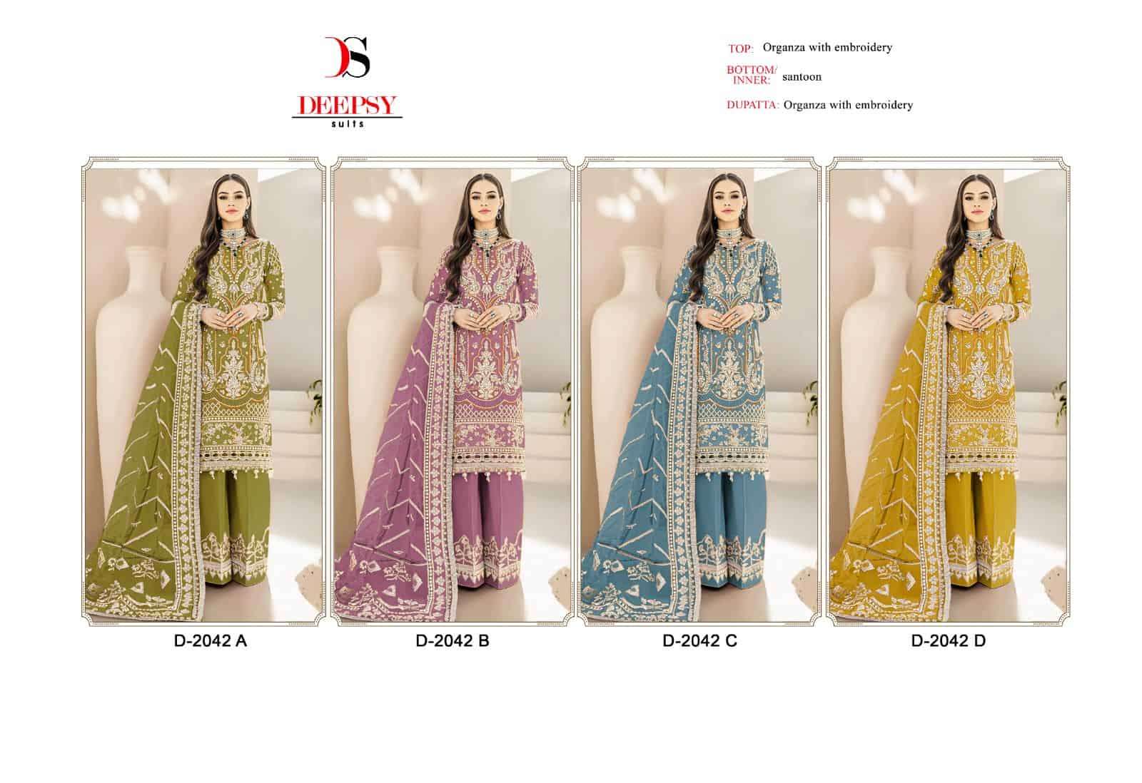 Deepsy D 2042 Colors Wedding Wear Style Heavy Designer Pakistani Suit Wholesalers view 5