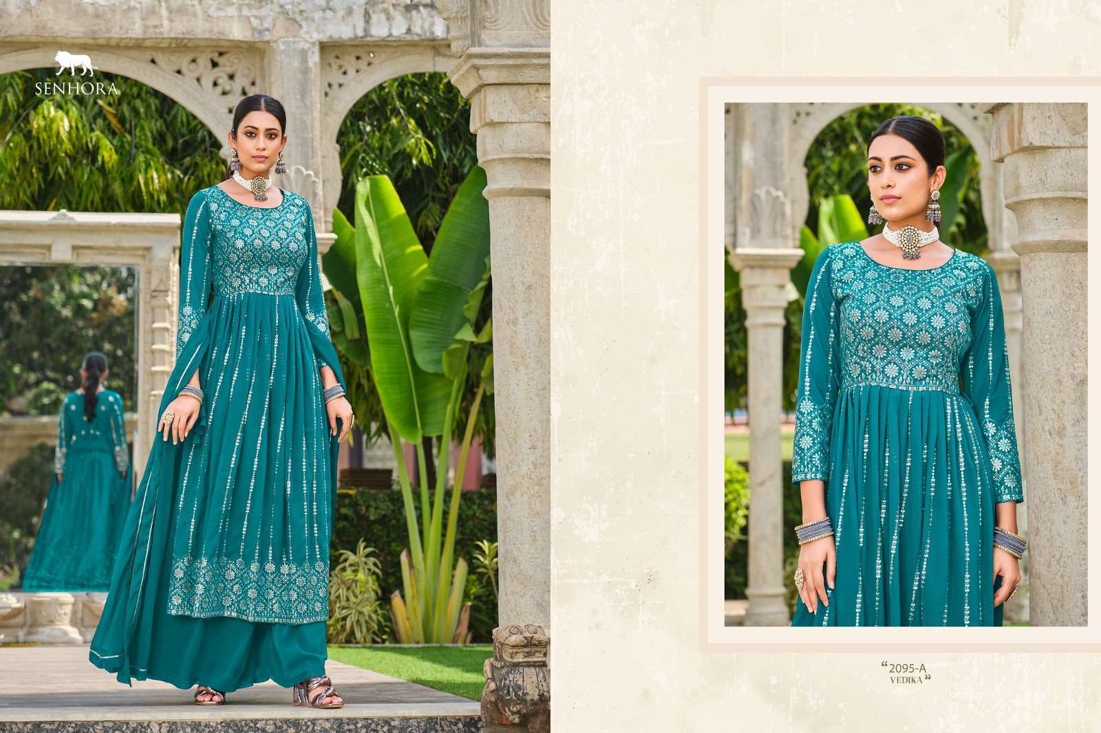 Senhora Vedika Readymade Festive Collection Designer Nyara Style Suit view 12