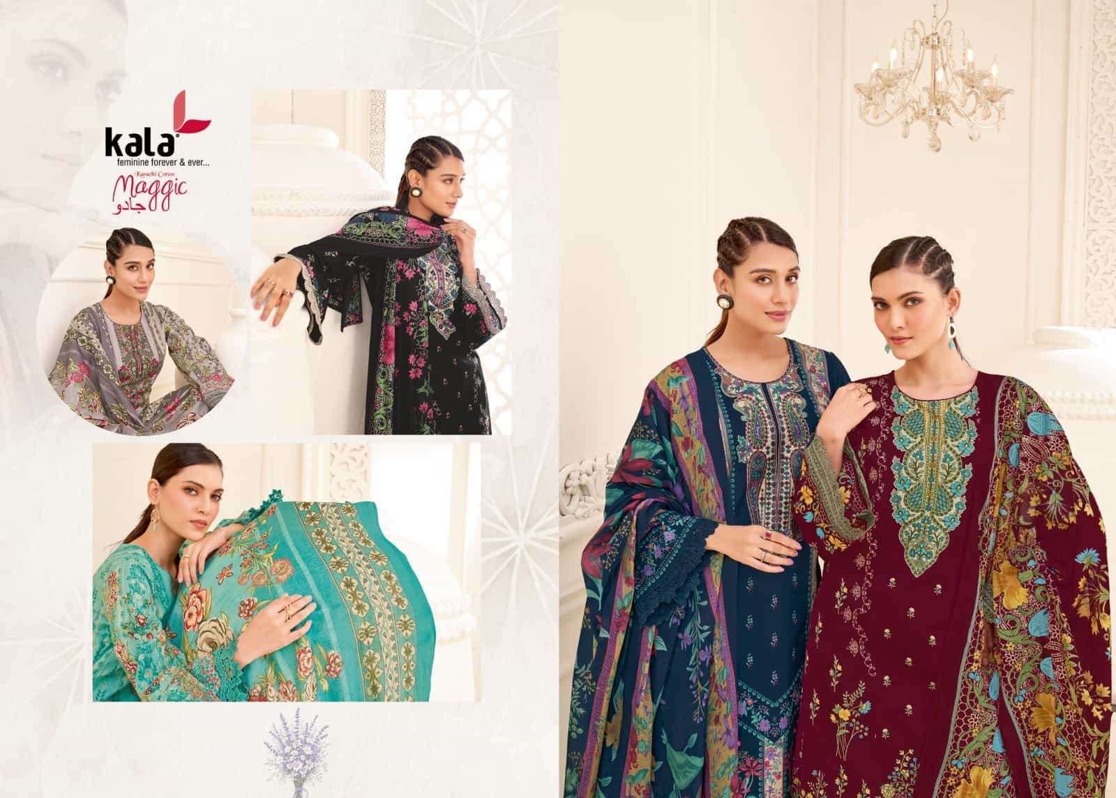 Kala Maggic Vol 25 Pakistani Print Cotton Salwar Suit view 3