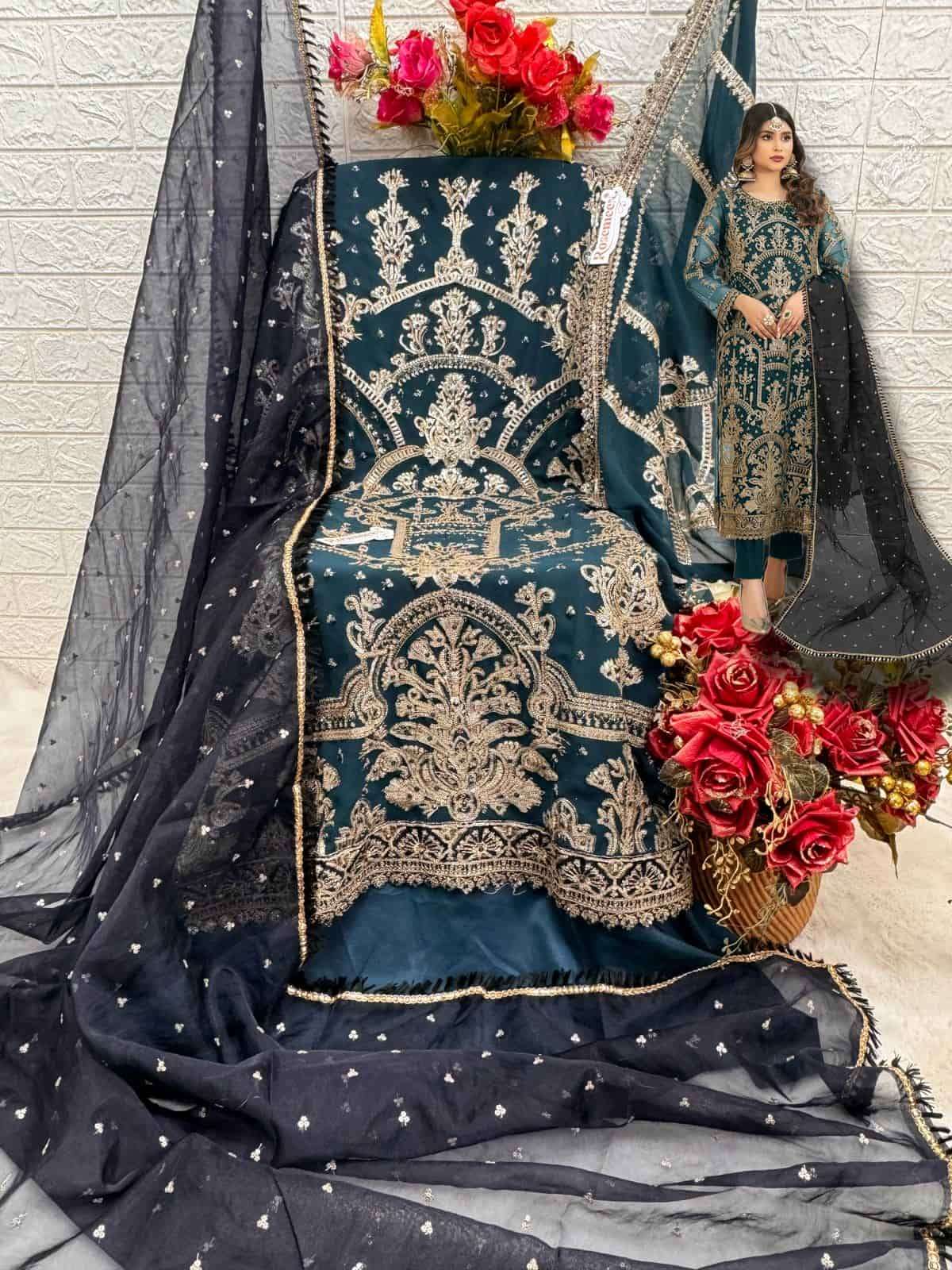 Fepic C 1711 Exclusive Heavy Designer Pakistani Party Wear Salwar Suit Exporters view 2