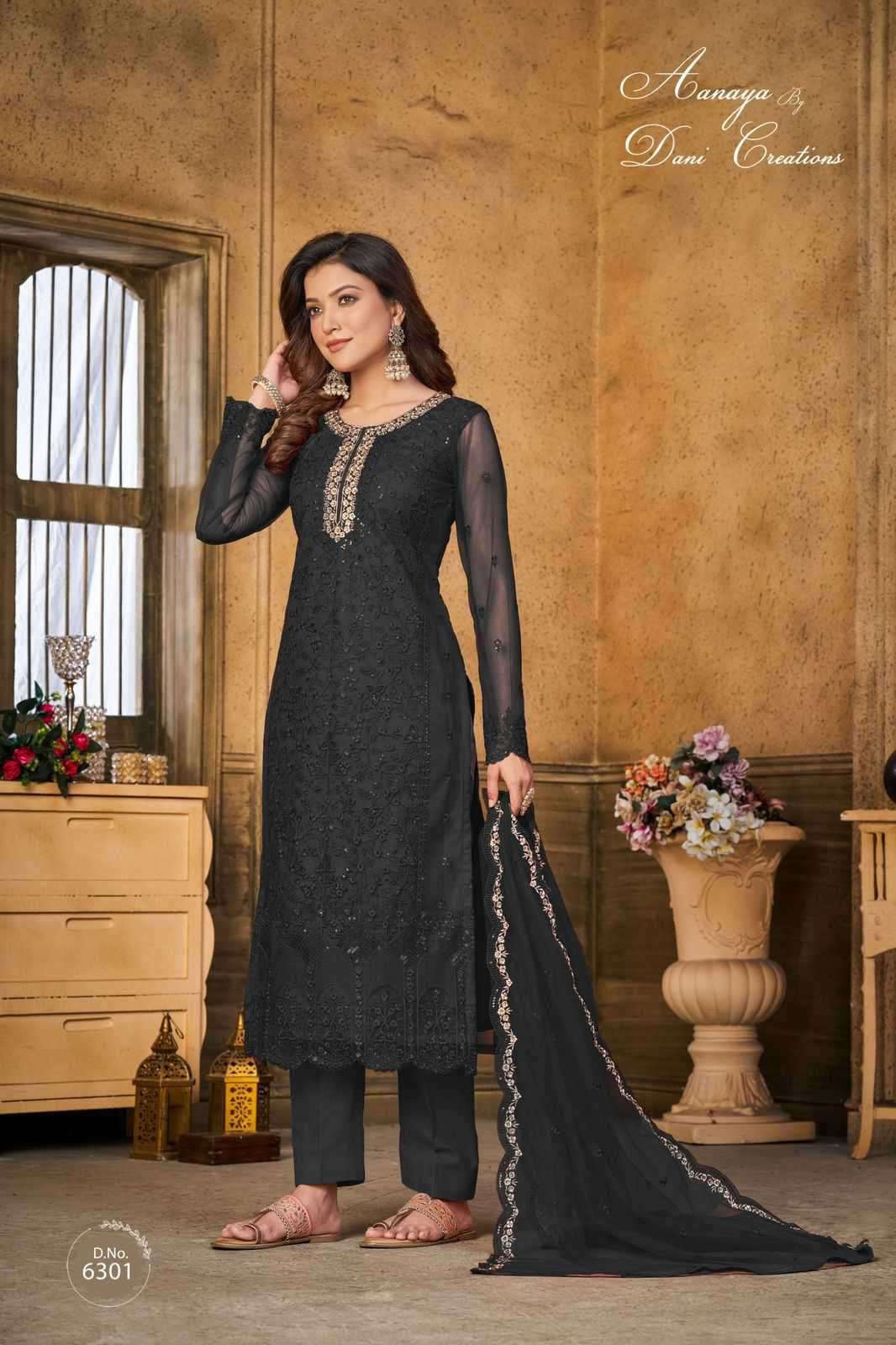 Aanaya Vol 163 Fancy Net Festive Collection Suit view 5