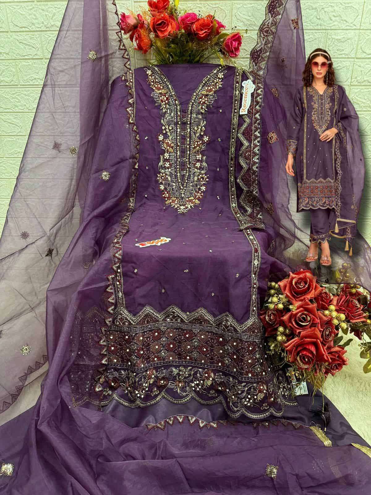 Fepic Rosemeen Organza Designer Salwar Suit view 7