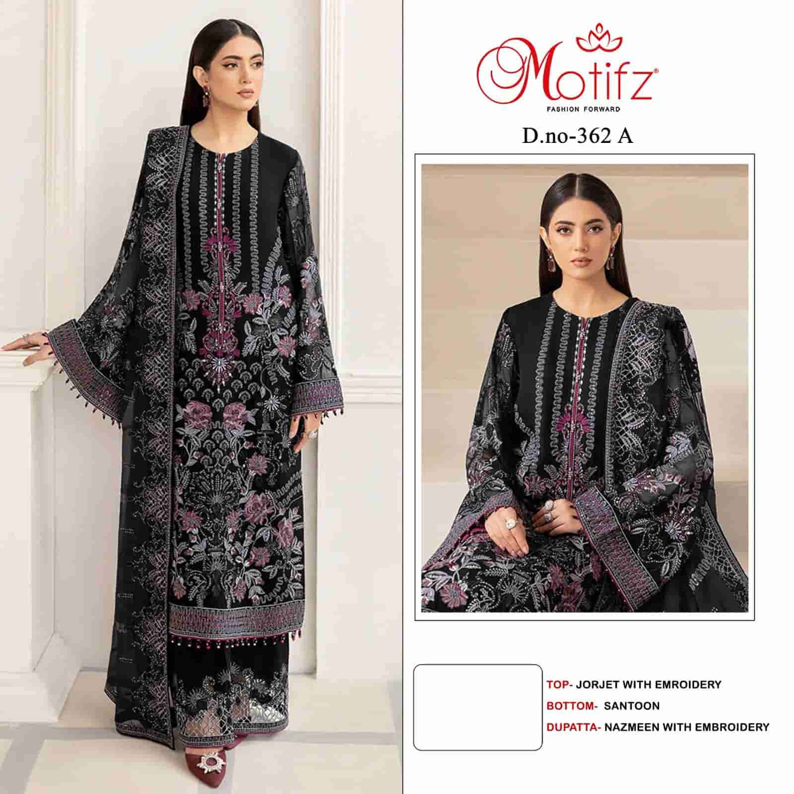 Motifz 362 Colors Heavy Designer Style Party Wear Salwar Suit Online Wholesalers view 3
