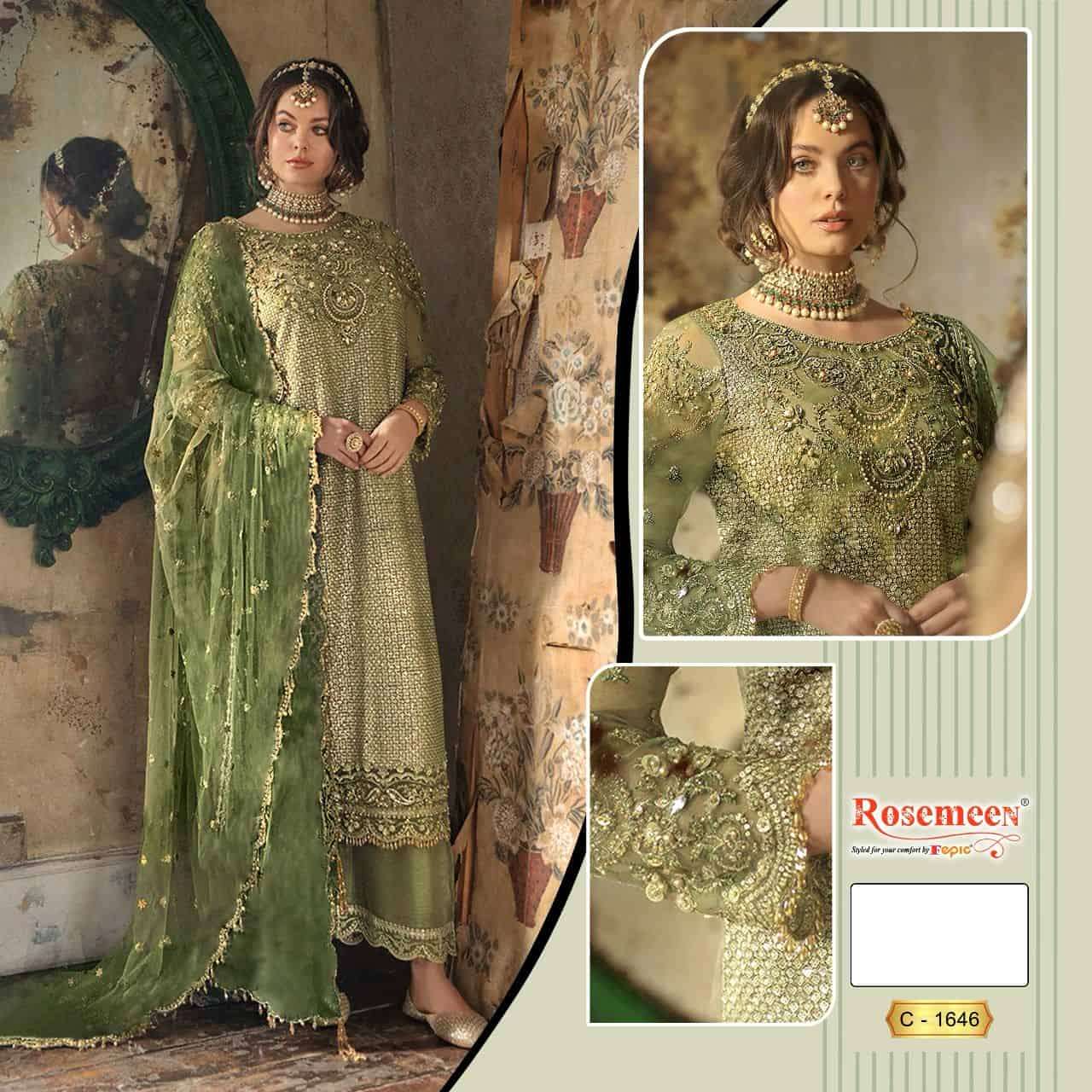 Fepic Rosemeen Organza Designer Salwar Suit view 2