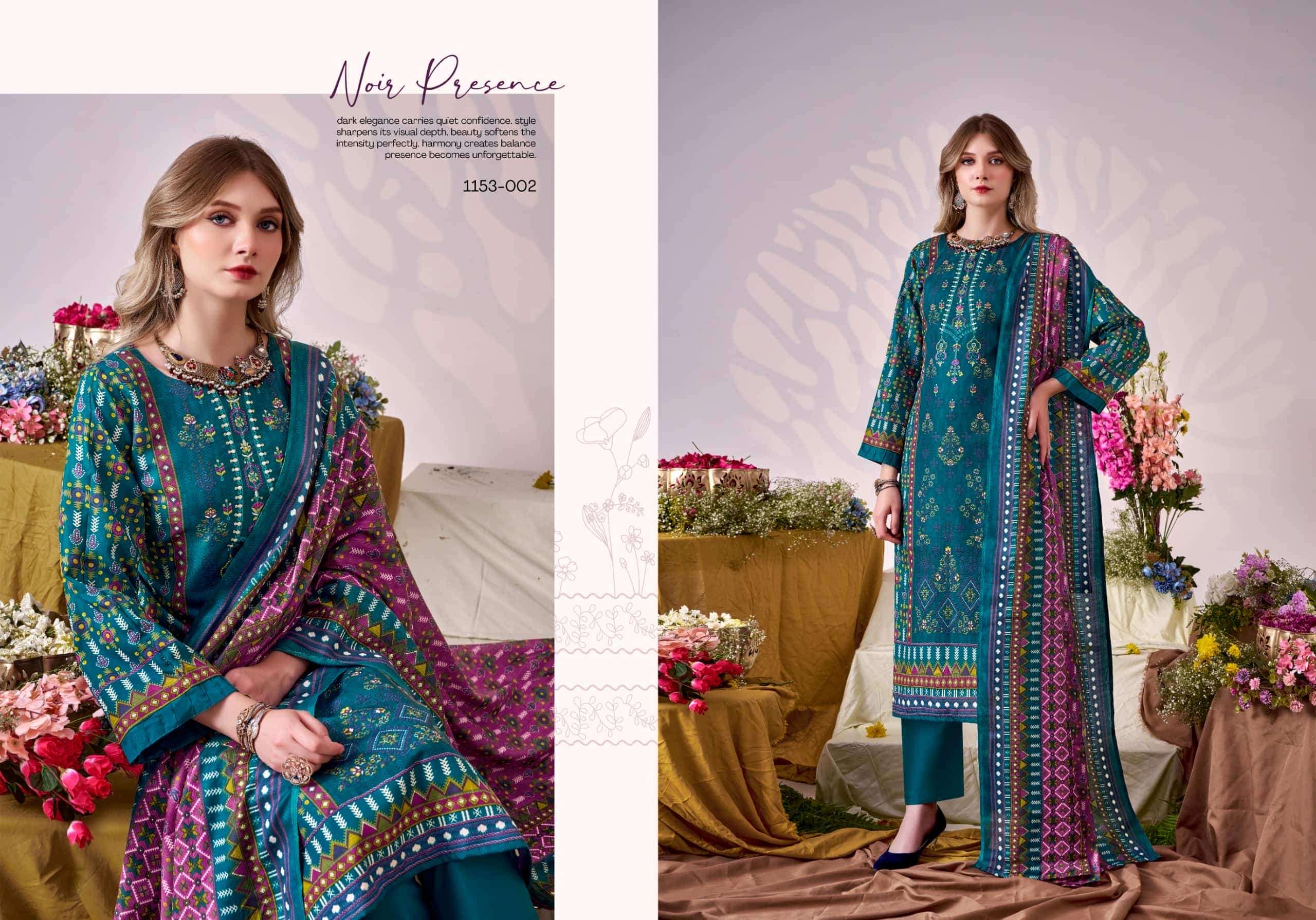 Romani Bin Kareem Vol 5 Printed Cotton Dress Material Catalog view 4