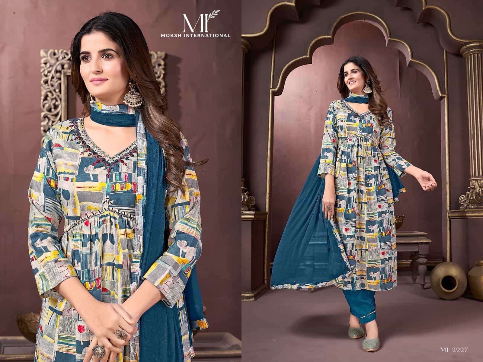 Moksh Afgani Alia Premium Rayon Salwar Suit view 5