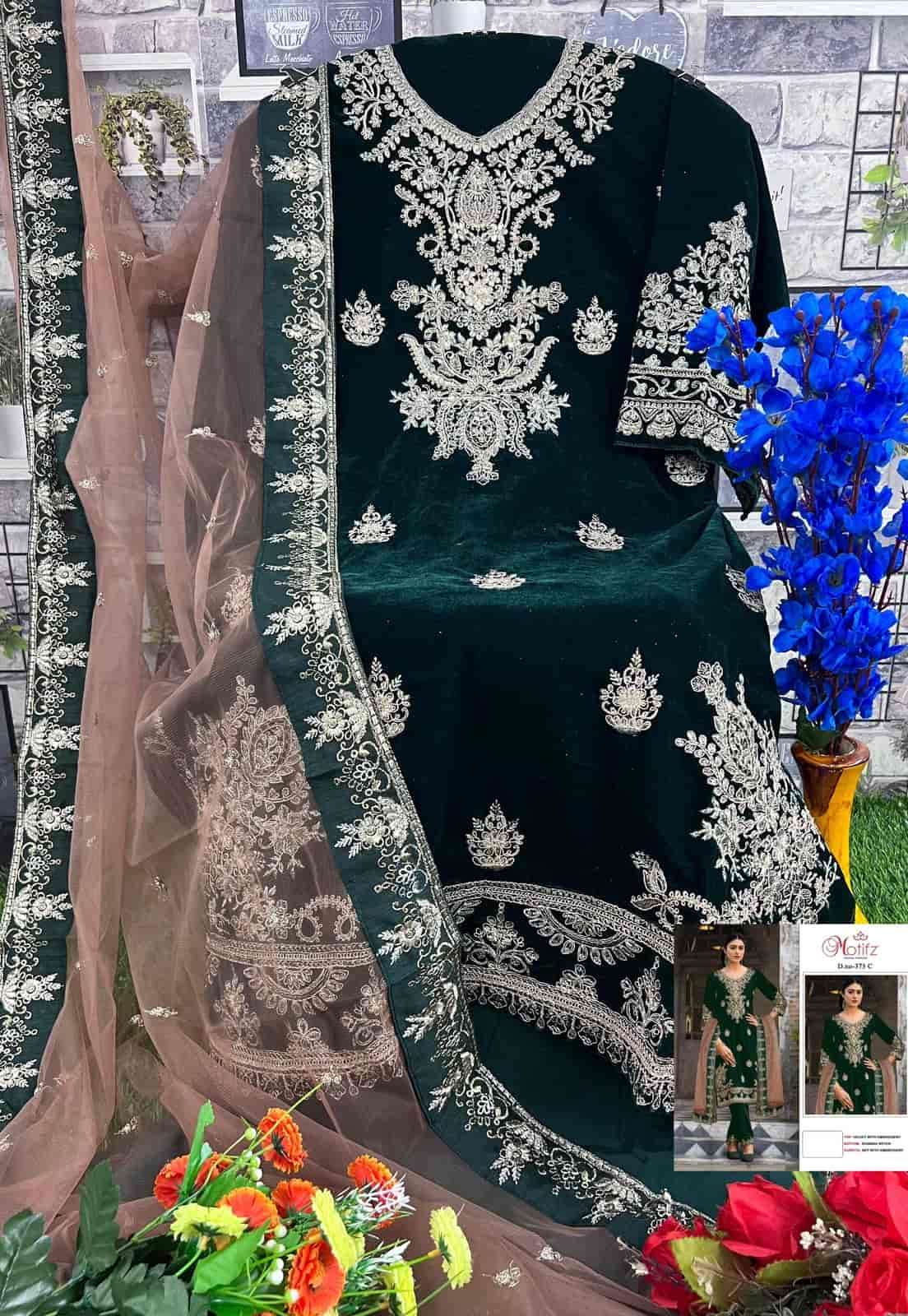 Motifz 373 C Exclusive Designer Pakistani Salwar Suit Online Collection view 2