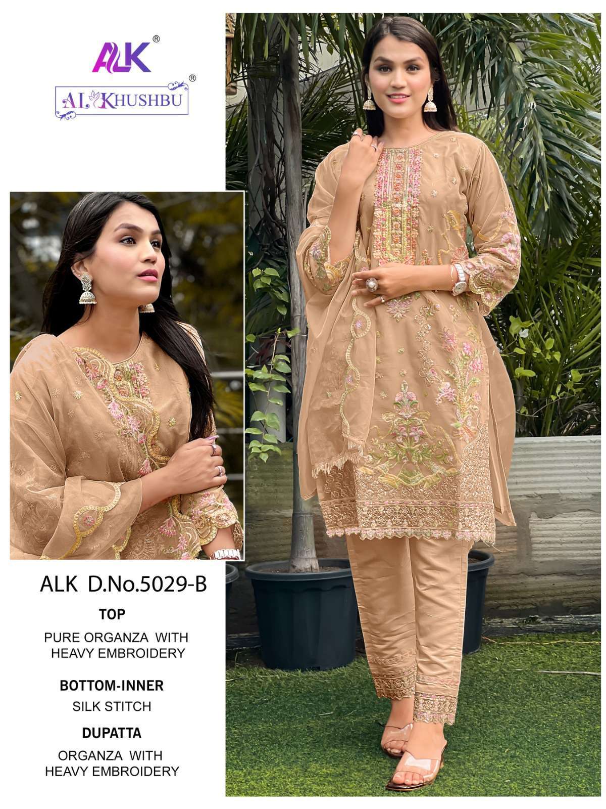 Al Khushbu 5029 Festive Pakistani Dress view 3