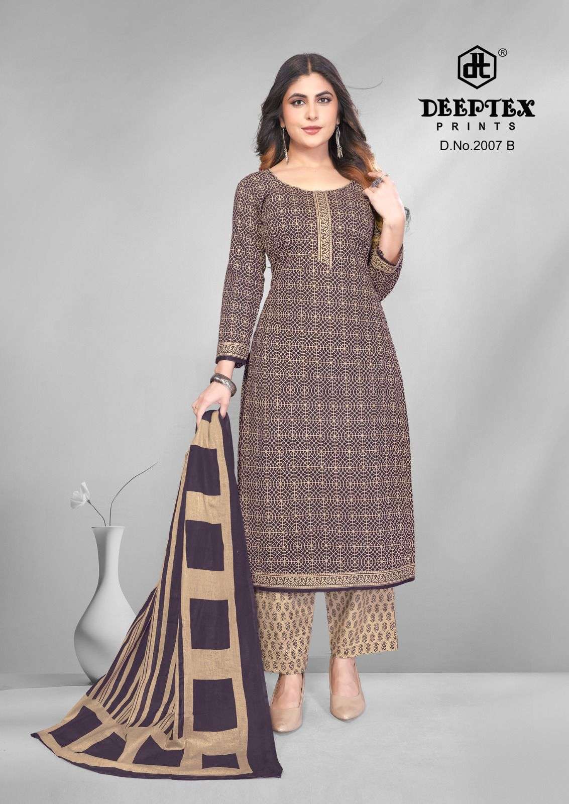Deeptex 4 Colour Vol 2 Premium Wear Cotton Dress view 6