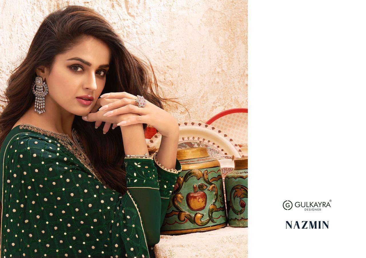 Gulkayra Nazmin Straight Suit party Wear Collection at Best Rate view 11