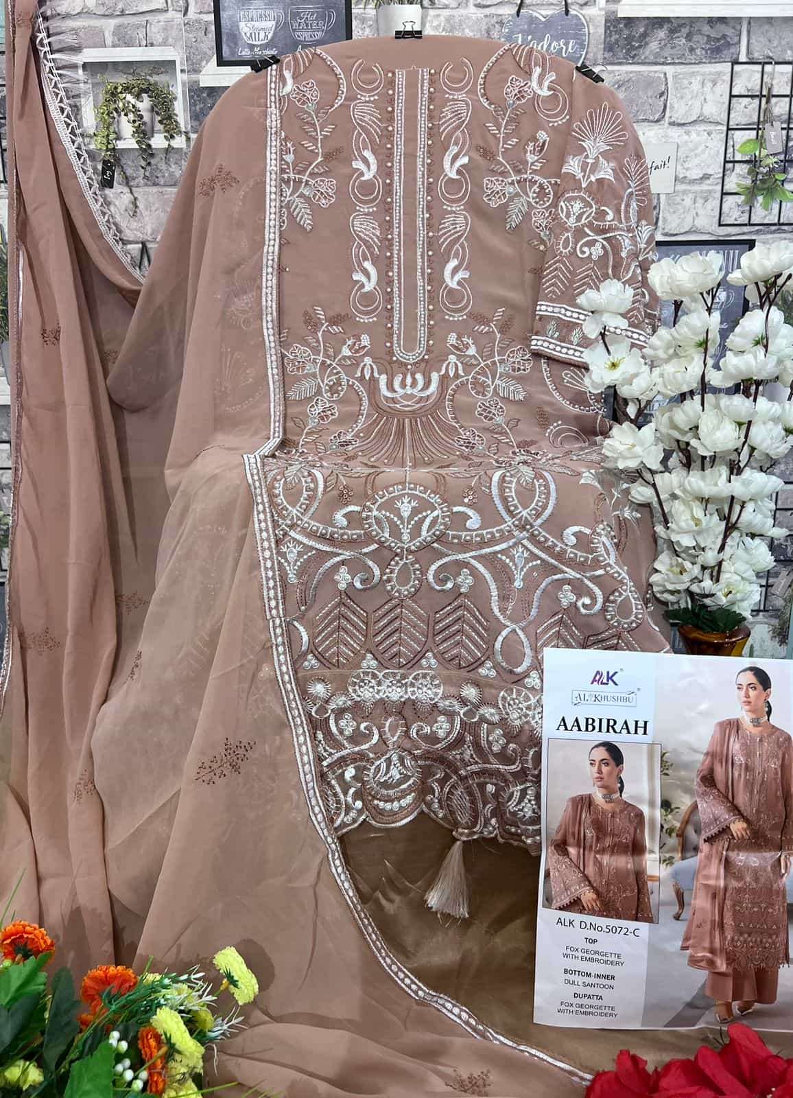 Al Khushbu Aabirah Vol 1 Festive Wear Style Designer Pakistani Salwar Suit Wholesalers view 4