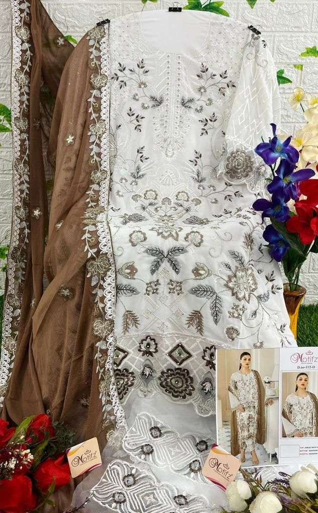 Motifz 312 Colors Pakistani Fancy Designer Style Salwar Suit Wholesalers view 7