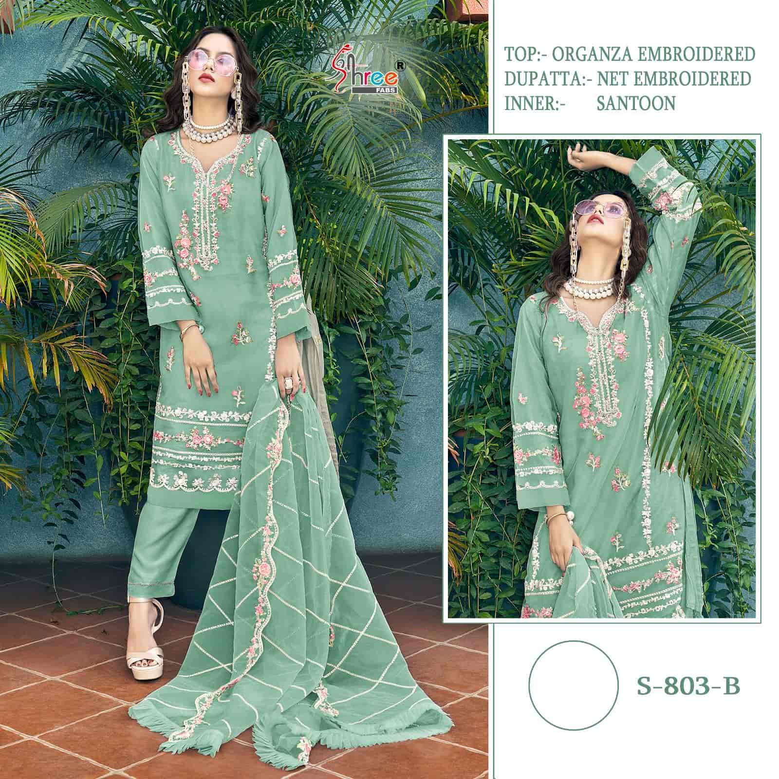 Shree Fabs Organza Pakistani Salwar Suit view 4