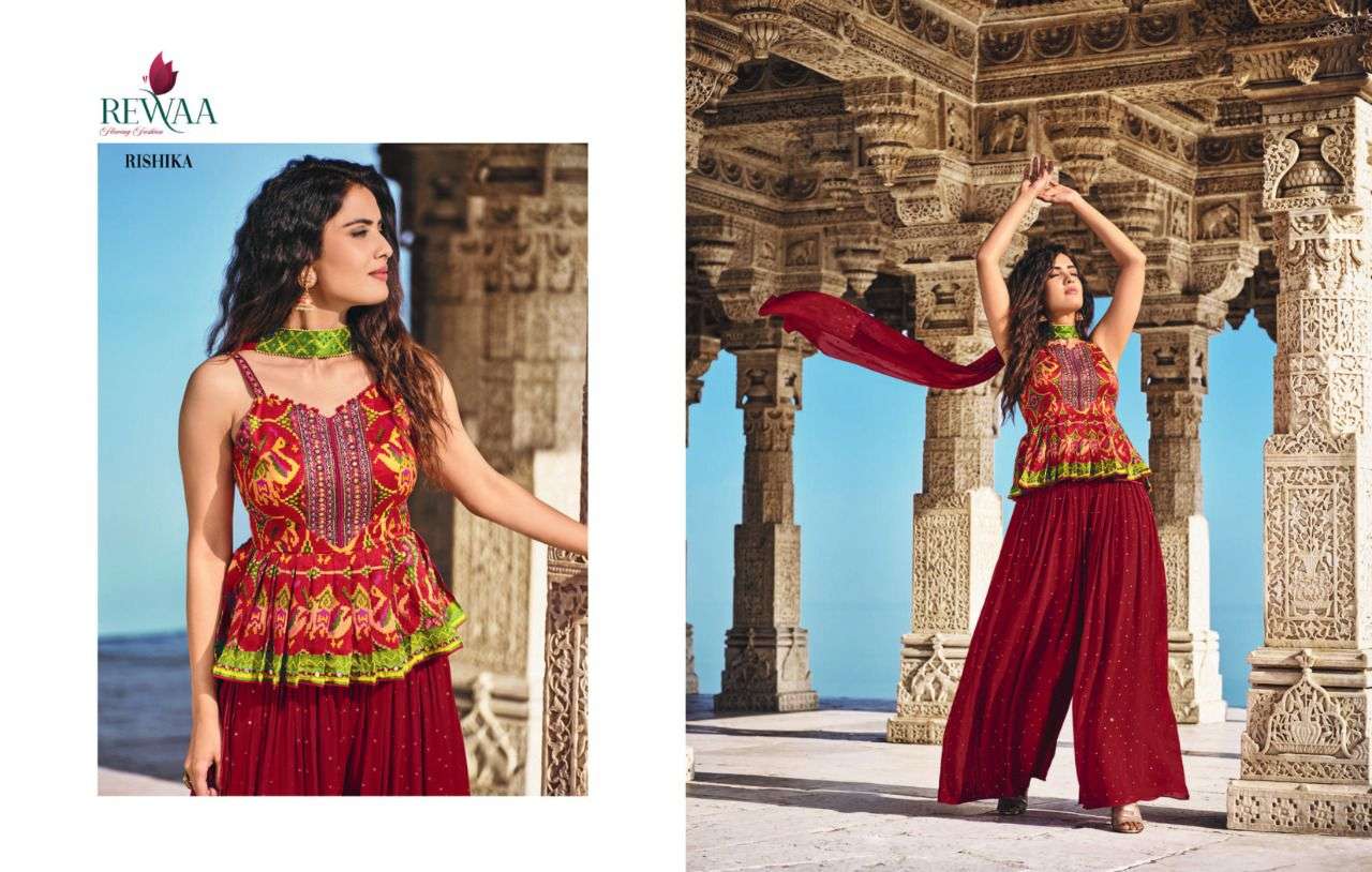 Rewaa Parampara Vol 1 Designer Exclusive party Wear Readymade Collection view 5