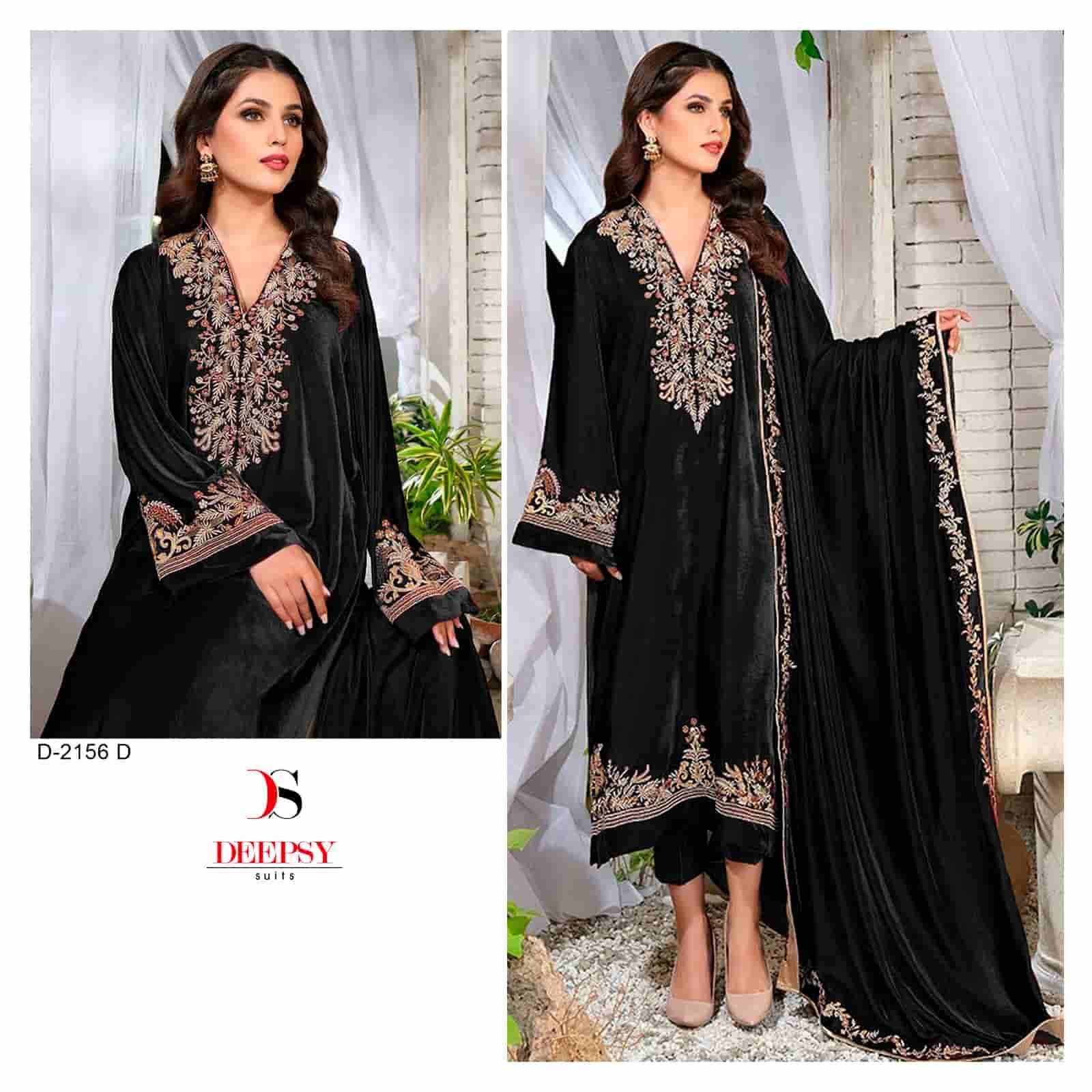 Deepsy D 2156 D Pakistani Designer Velvet Salwar Suit Ensemble