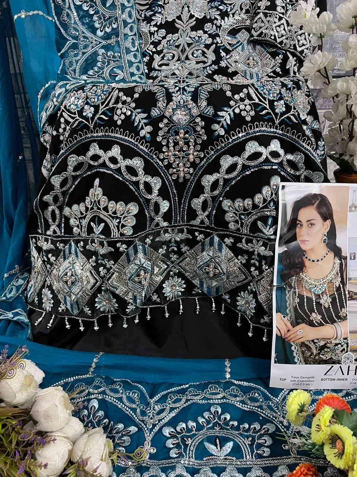 Zaha Khushbu 10227 Georgette Salwar Suit view 3
