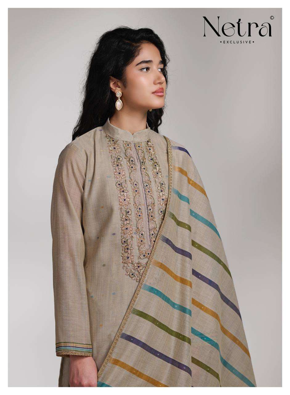 Netra Chameli Premium Banarasi Suit view 7