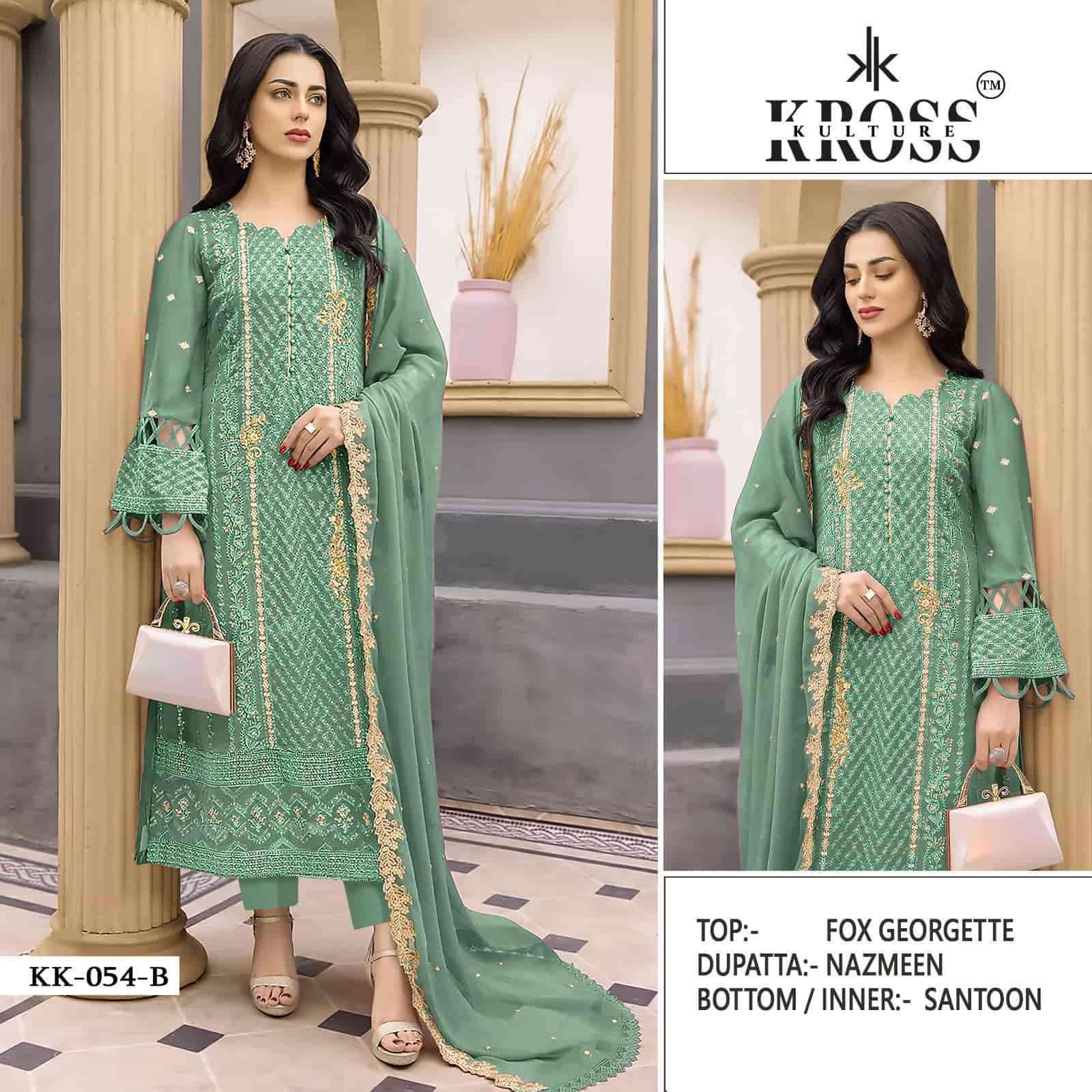 Kross Kulture KK 054 Colors Pakistani Festive Wear Style Designer Suit Exporters view 2