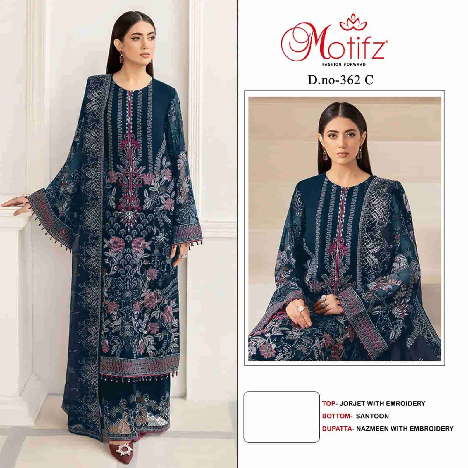Motifz 362 Colors Heavy Designer Style Party Wear Salwar Suit Online Wholesalers view 4